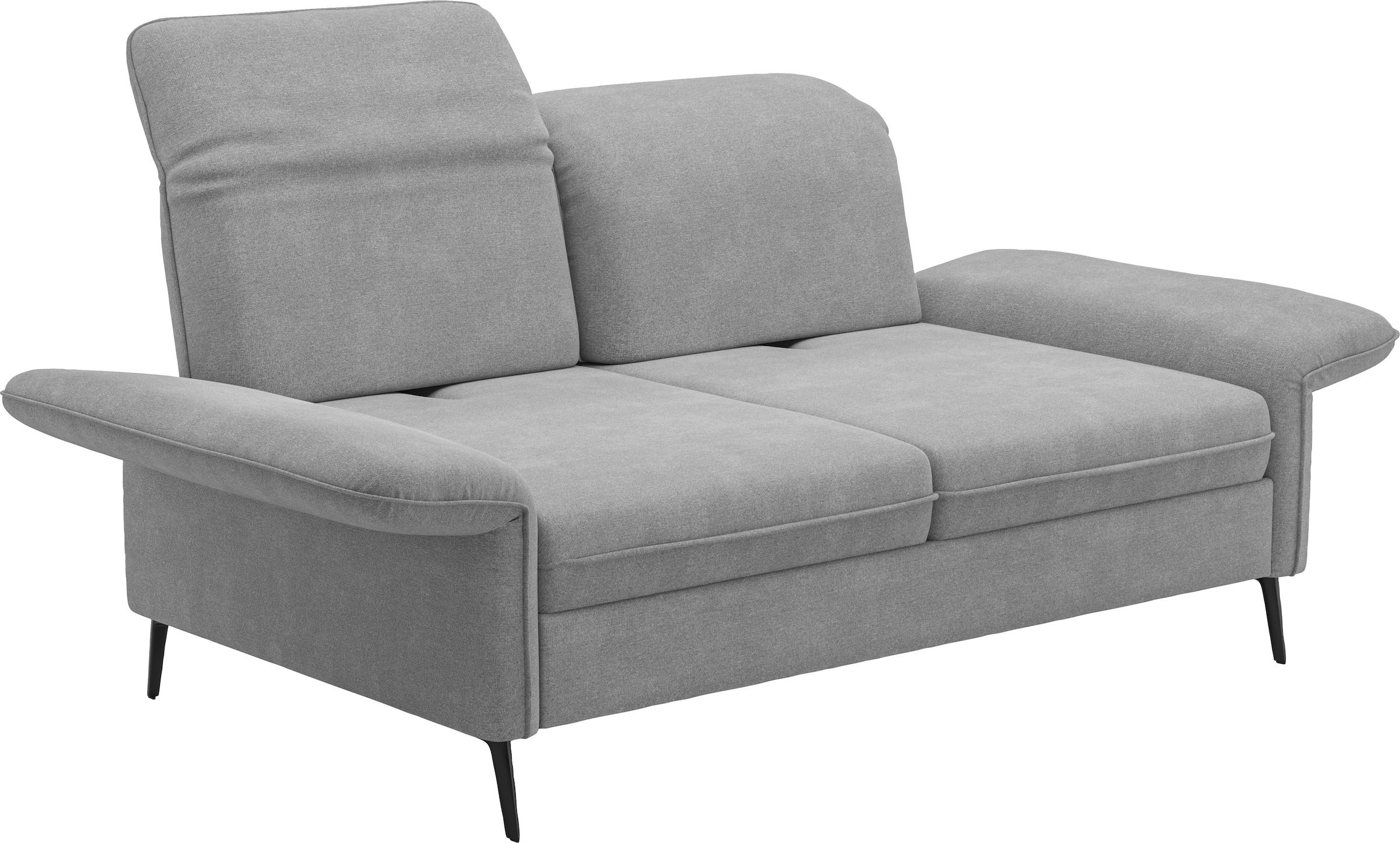 sit&more 3-Sitzer »Emely, inkl. Sitztiefenverstellung«, wahlweise mit Bettfunktion, Kopf- & Armteilverstellung