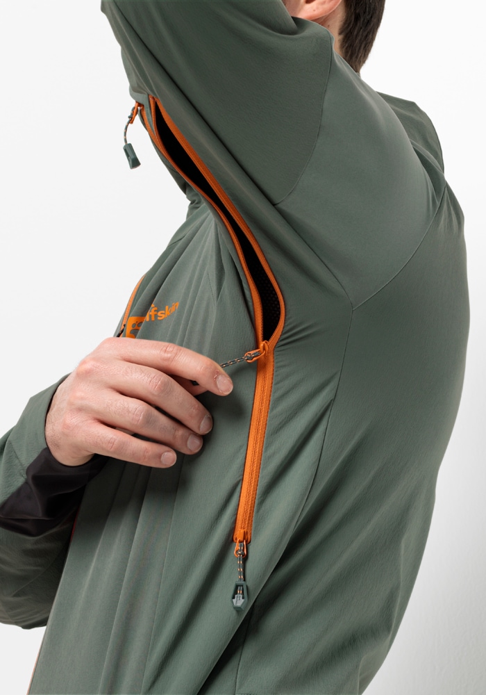 Jack Wolfskin Softshelljacke »ALPSPITZE HOODY M«, mit Kapuze