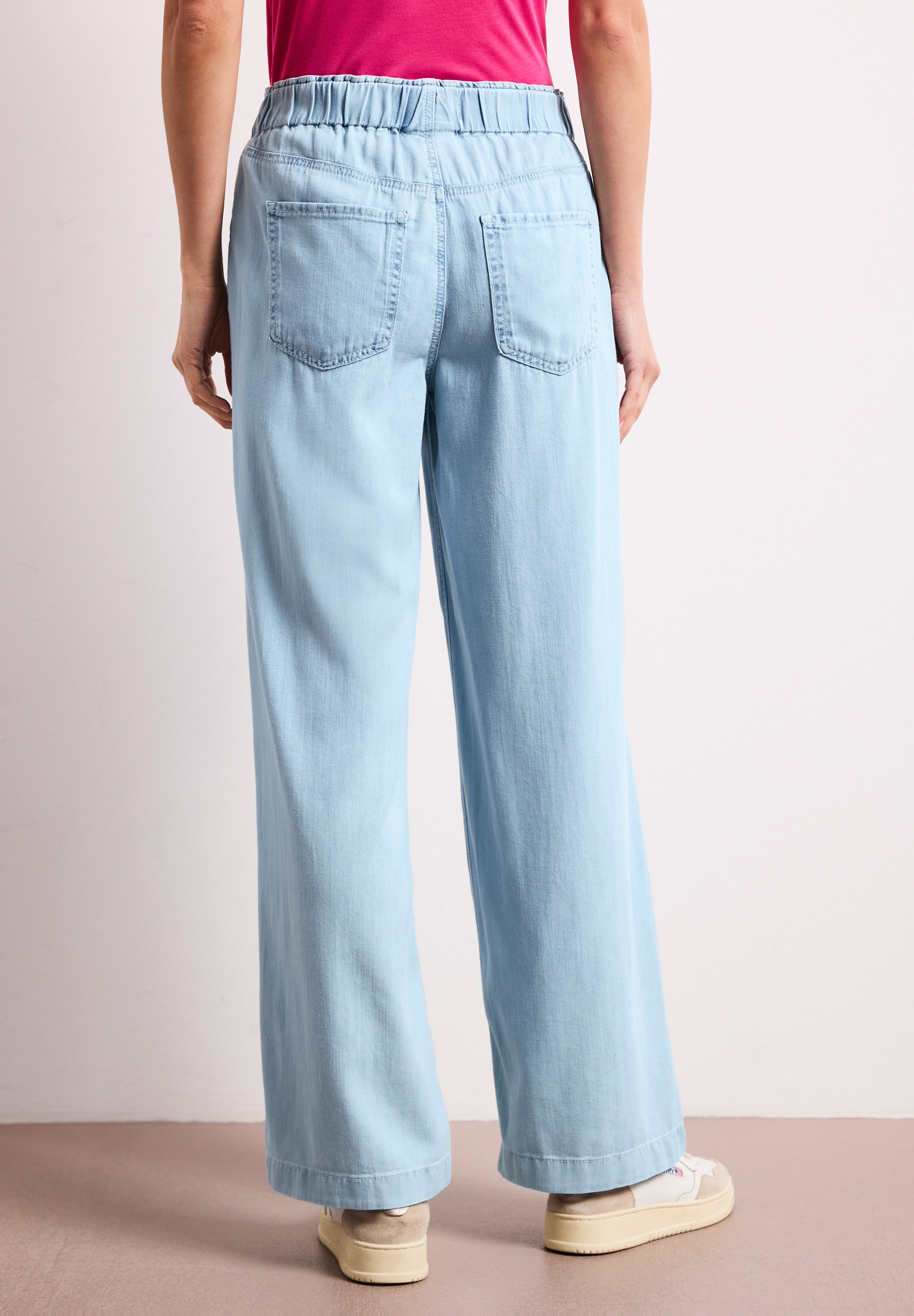 STREET ONE Weite Jeans »Style Emee« mit Paperbag-Bund/ Loose Fit