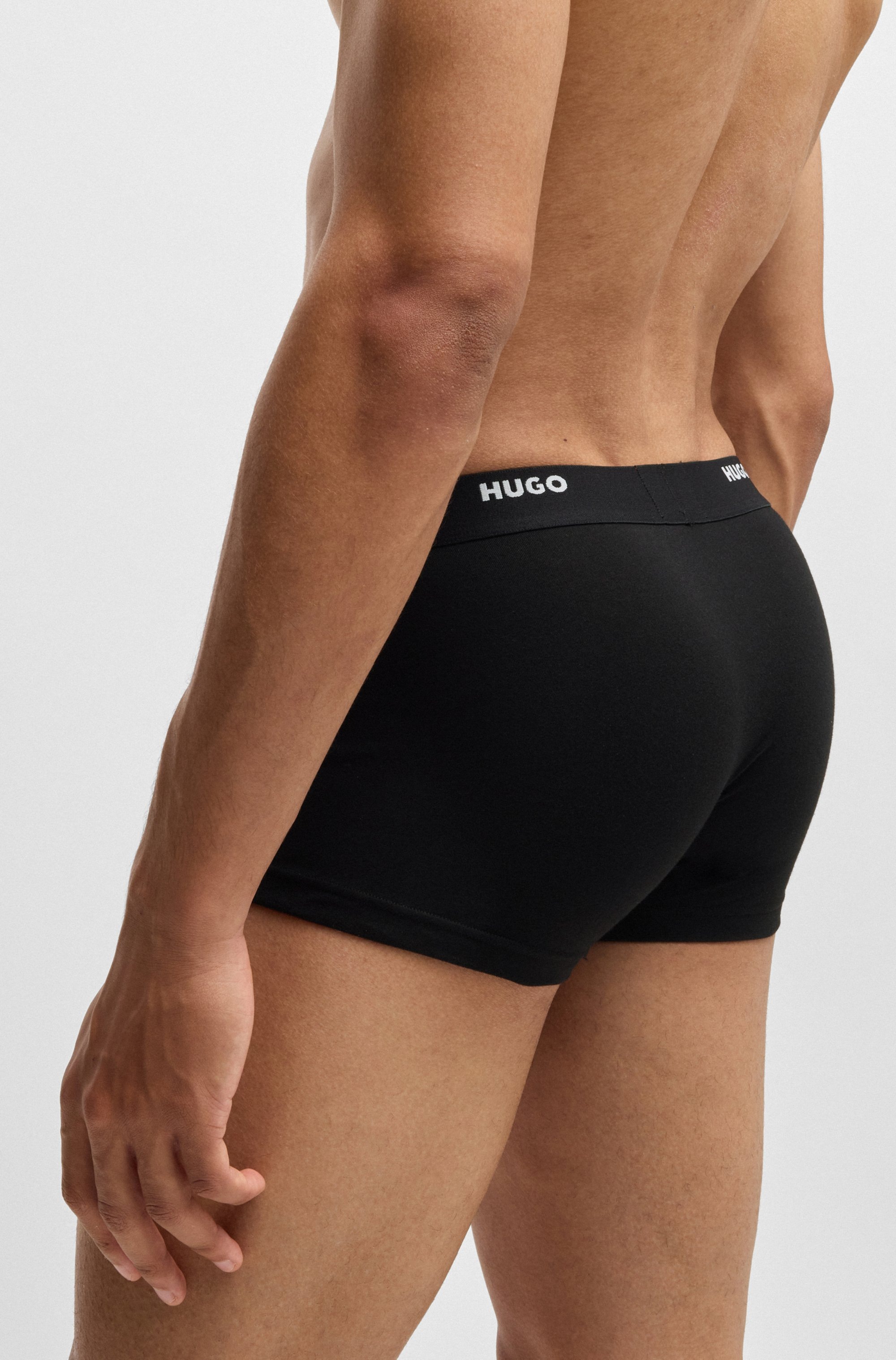 HUGO Underwear Trunk »TRUNK FIVE PACK«, (5 St.), mit HUGO Logoschriftzug am Bund