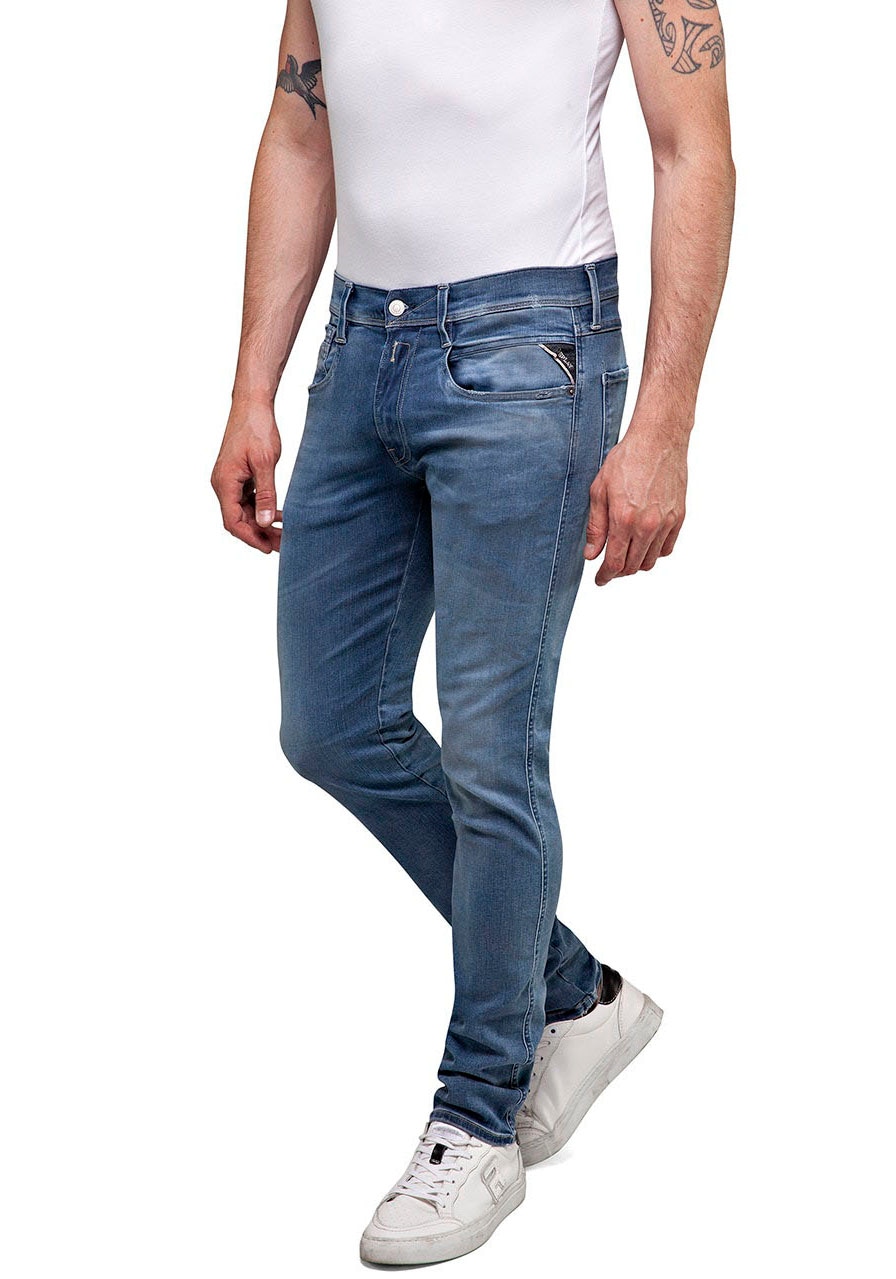 Replay Slim-fit-Jeans »ANBASS HYPERFLEX BIO«