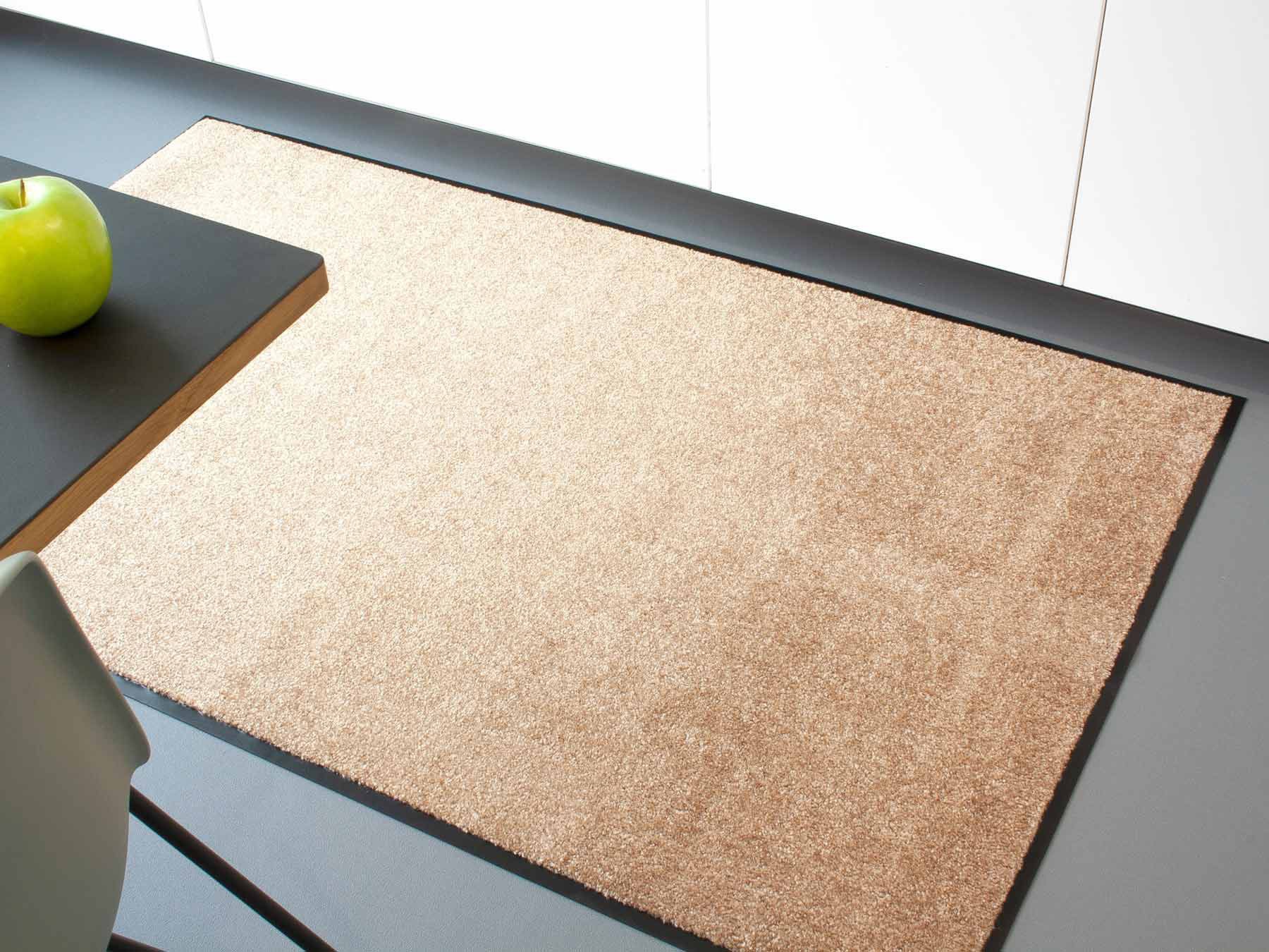 Primaflor-Ideen in Textil Fußmatte »Schmutzfangmatte CLEAN PRO, Made in Belgium«, rechteckig, 8 mm Höhe, Uni-Farben, UV-beständig, strapazierfähig, waschbar