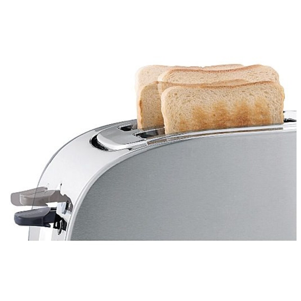 WMF Toaster »Stelio«, 2 kurze Schlitze, 900 W, mit Edelstahl-Brötchenaufsatz, Bagelfunktion