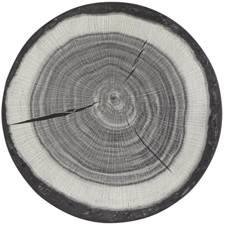 HANSE Home Teppich »Baumstamm«, rund, 6 mm Höhe, Holz Optik, Natur, Rutschfest, Wohnzimmer, Schlafzimmer, Esszimmer