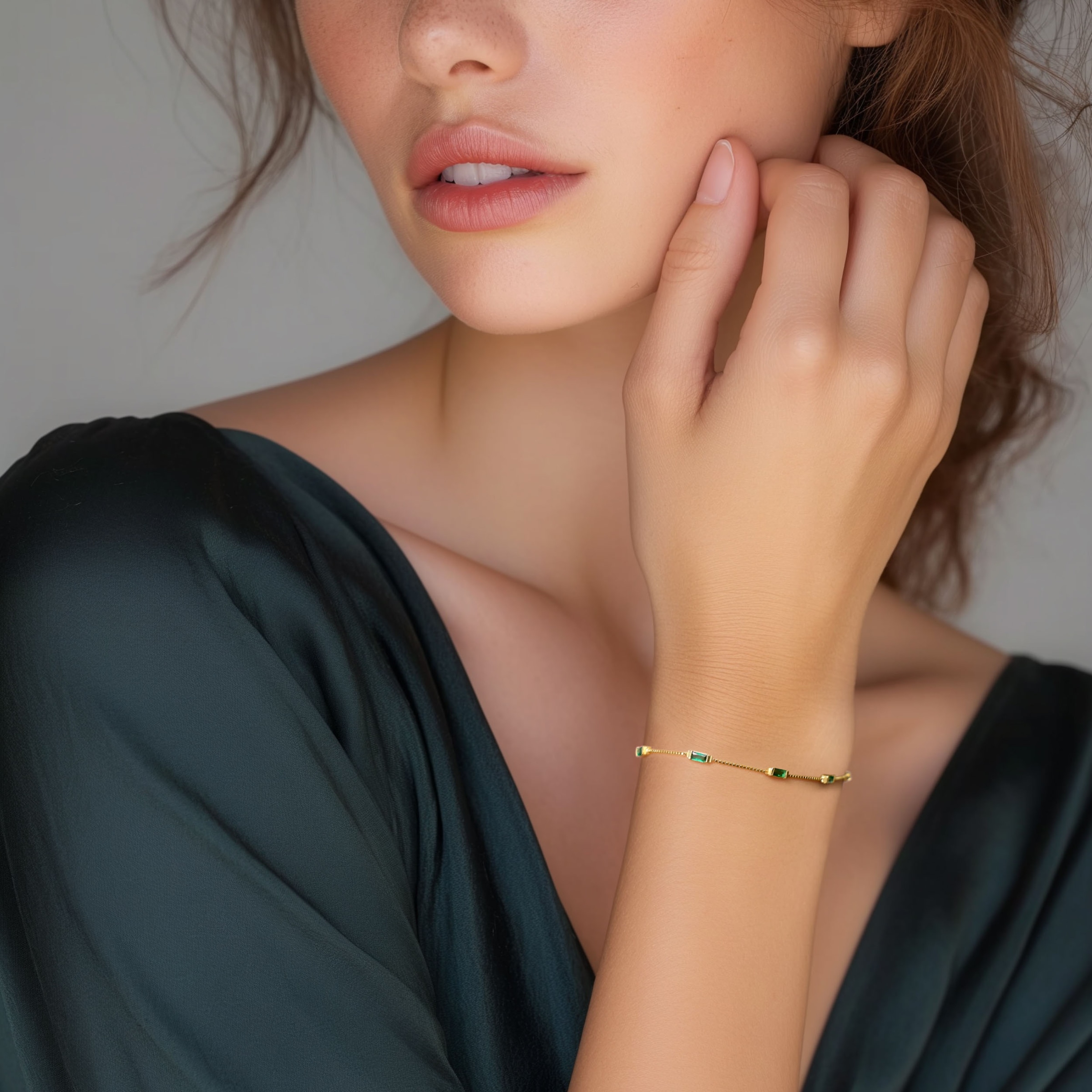 Firetti Armband »Schmuck Geschenk Silber 925 Armschmuck Armkette Rainbow« mit Zirkonia (synth.)