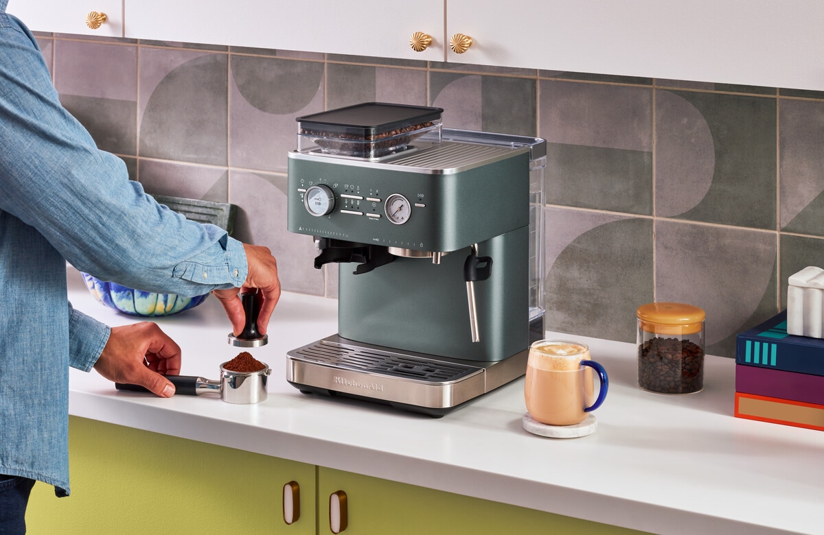 KitchenAid Espressomaschine »5KES6551EBK«, Siebträger mit Mühle