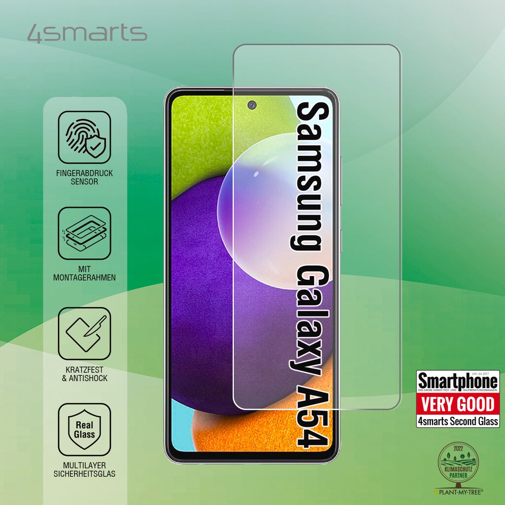 4smarts Displayschutzfolie »Second Glass X-Pro Clear Samsung Galaxy A54 5G«