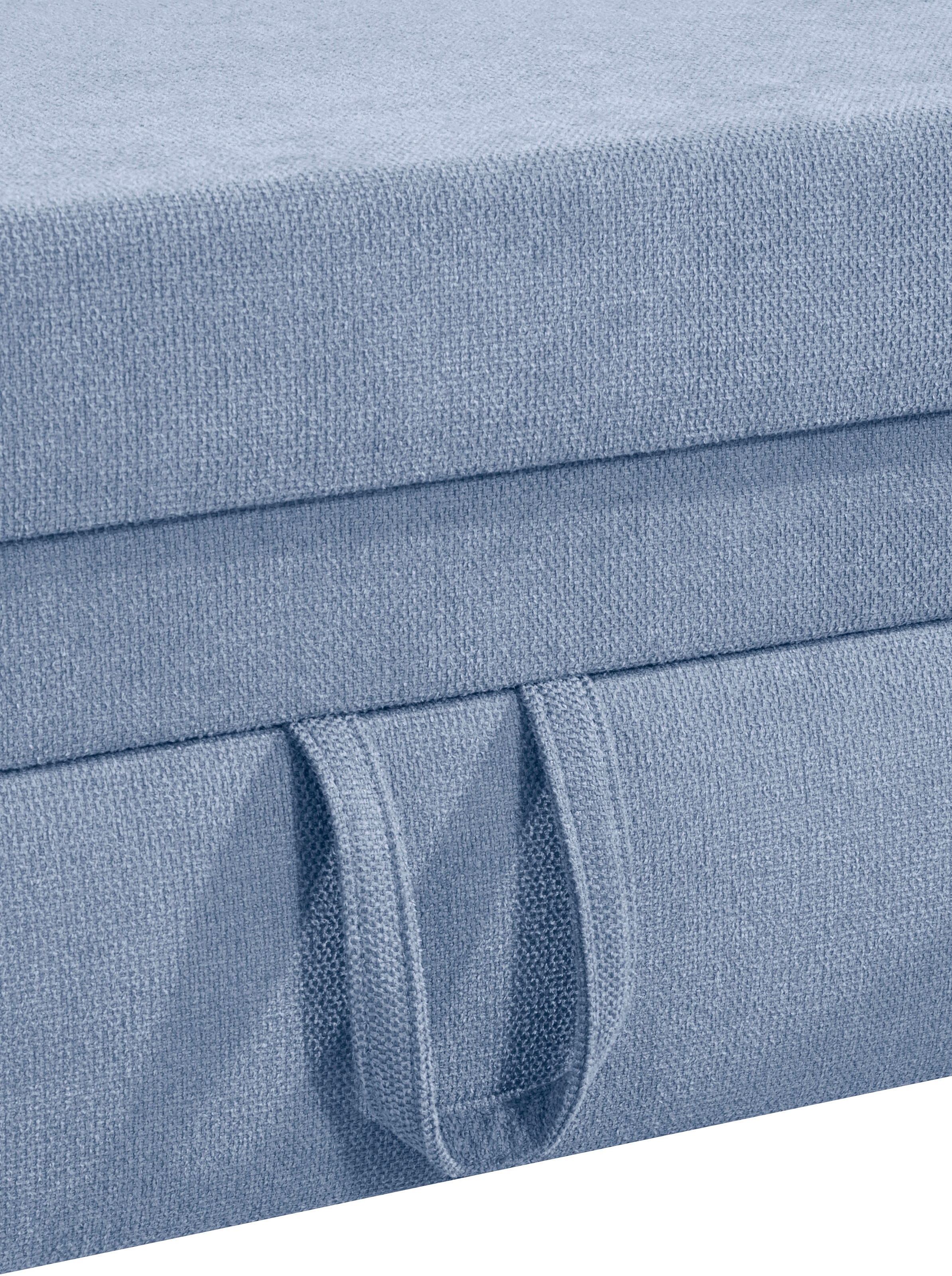 Places of Style Wohnlandschaft »Lolland U-Form«, Wahlweise mit Bettfunktion und Stauraum, auch mit abwischbarem Bezug