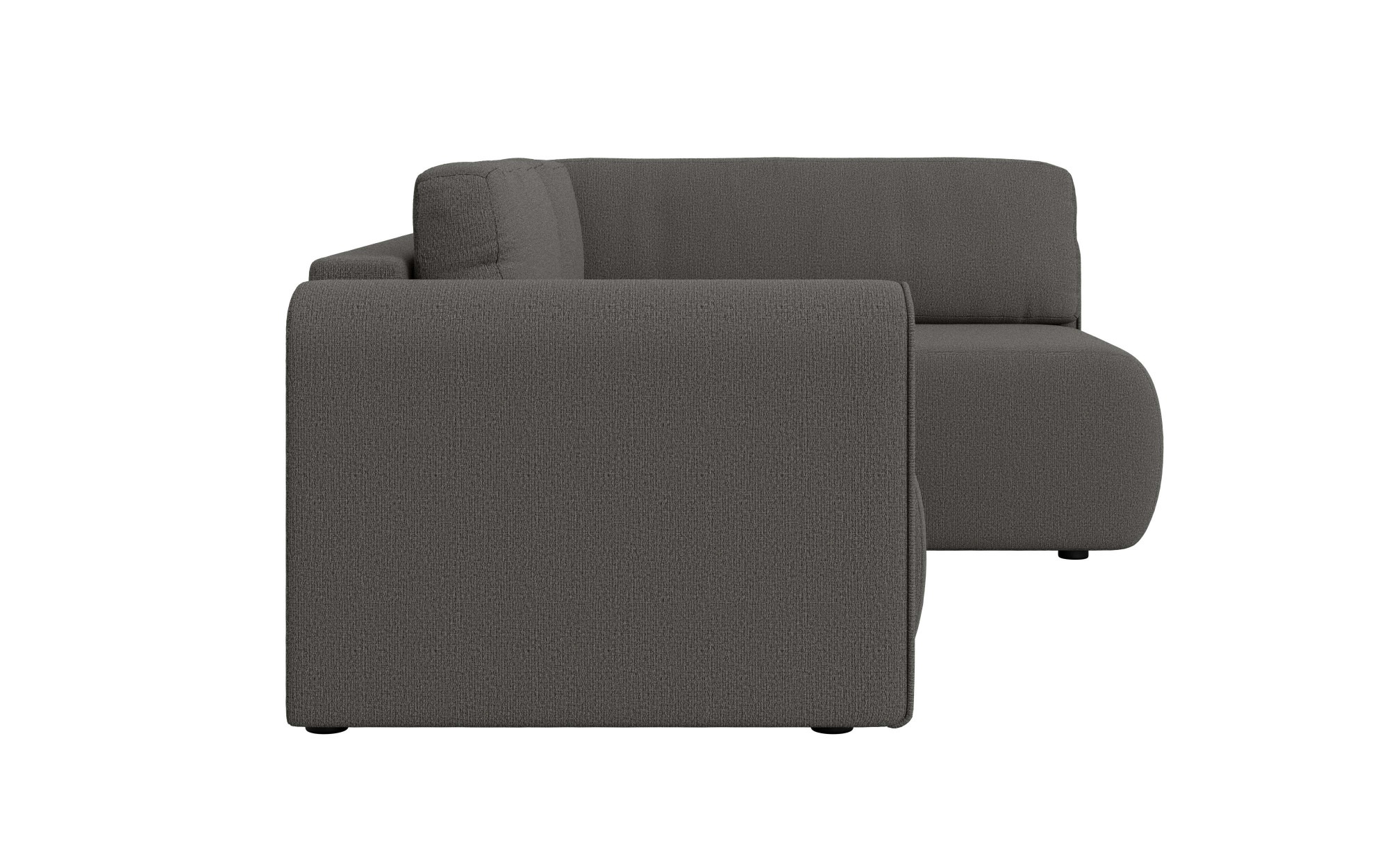 OTTO home Ecksofa »Zacharia wahlweise Schlafsofa mit Bettkasten, B/T/H 250/166/86 cm« L-Form mit Wellenunterfederung, Ottomane rechts oder links bestellbar