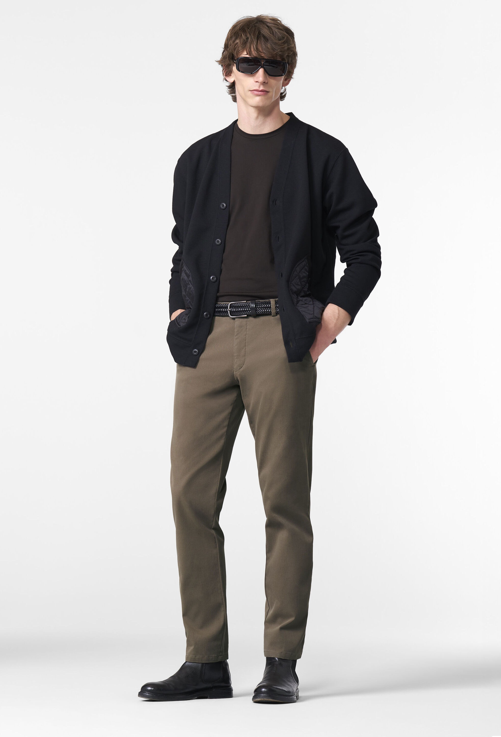 MEYER Chinohose »BONN«  aus Winter-Canvas