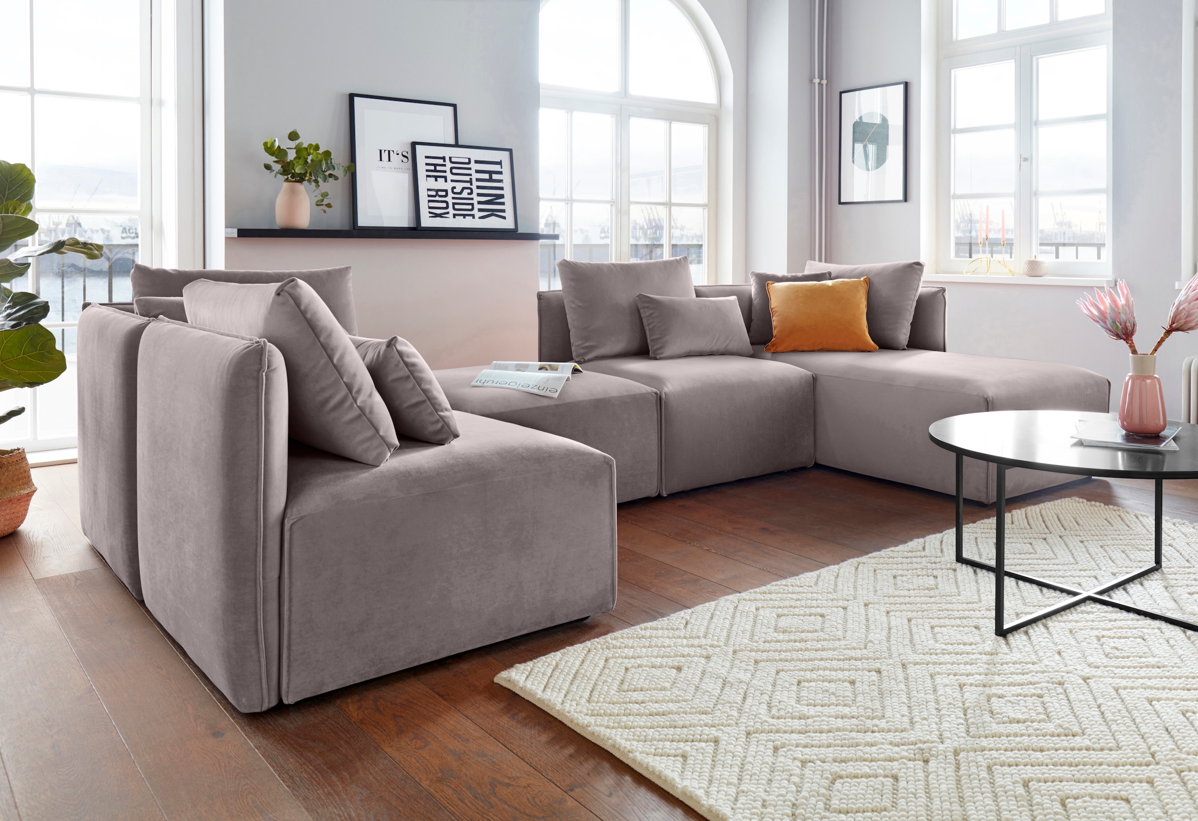 andas Sofa-Eckelement »Nöre«, Modul - zum Zusammenstellen; in vielen Bezugsqualitäten und Farben