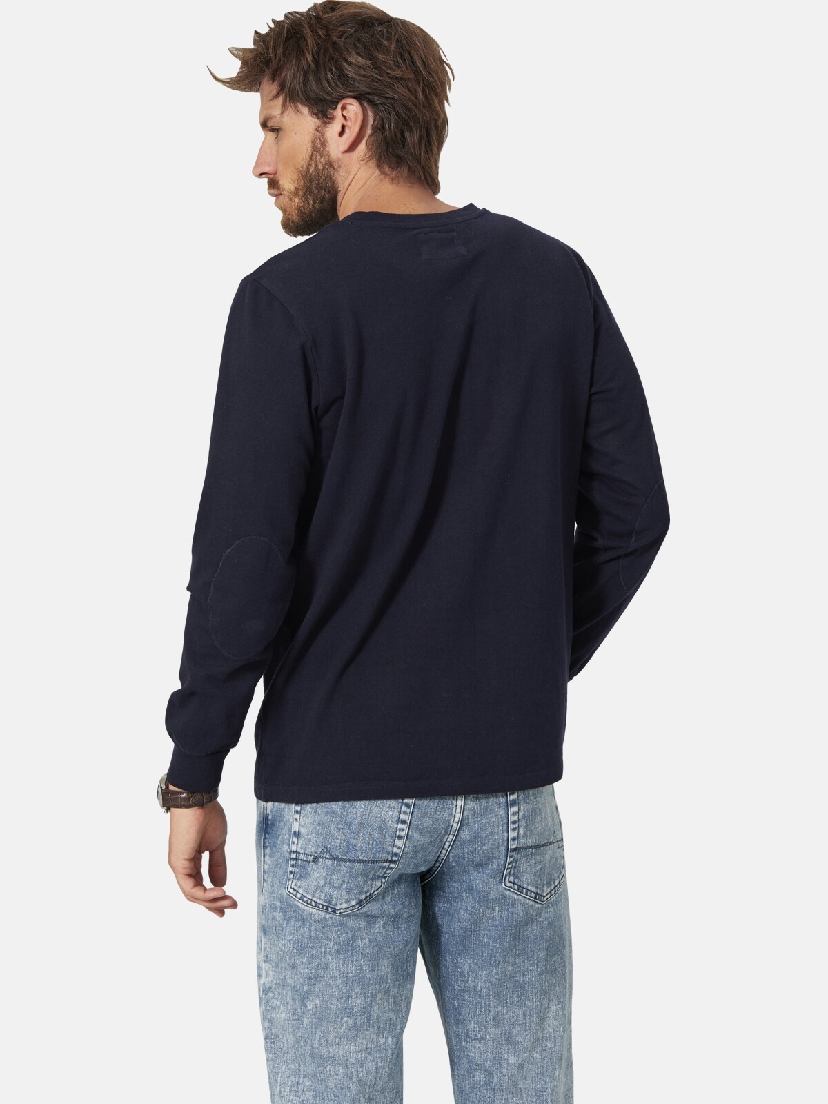 Babista Poloshirt »Langarmshirt HIROTTO«, (1 tlg.), mit Ellenbogenpatches