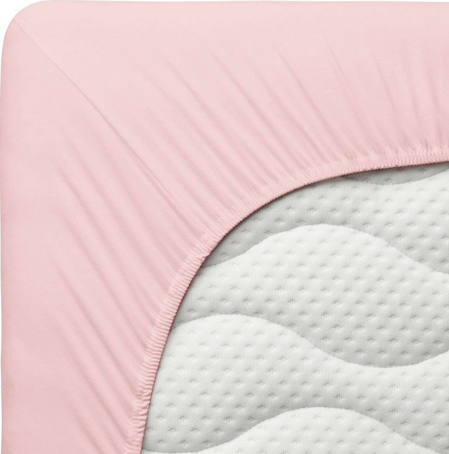 Schlafgut Spannbettlaken »PURE Bio-Baumwolle mit Elasthan, dehnbar blickdicht, straff, Bettlaken«, PREMIUM Laken für Matratzen bis 30cm Höhe, in 90x200, 140x200, 180x200