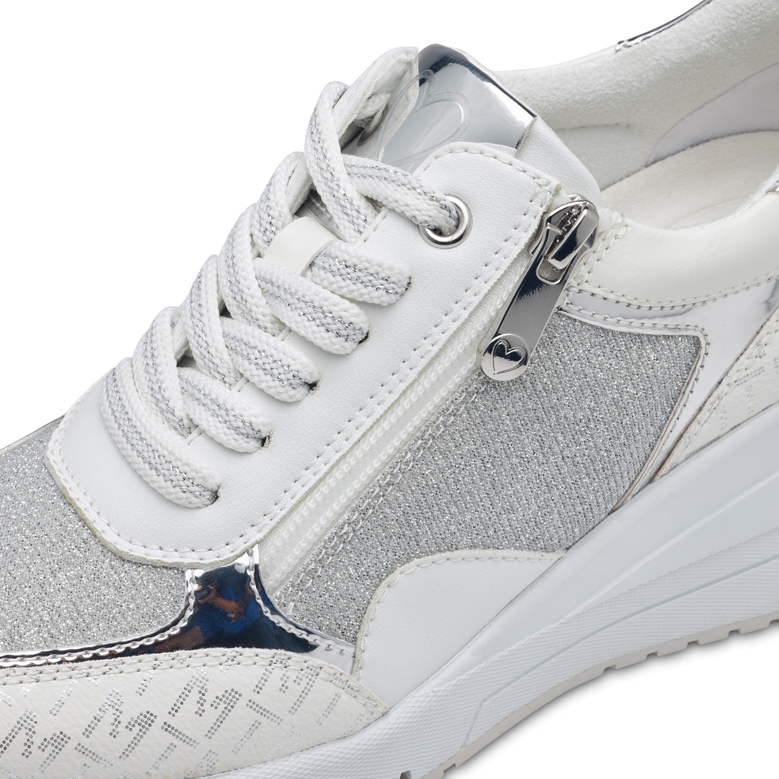 MARCO TOZZI Keilsneaker  , Freizeitschuh, Halbschuh, Schnürschuh in veganer Verarbeitung