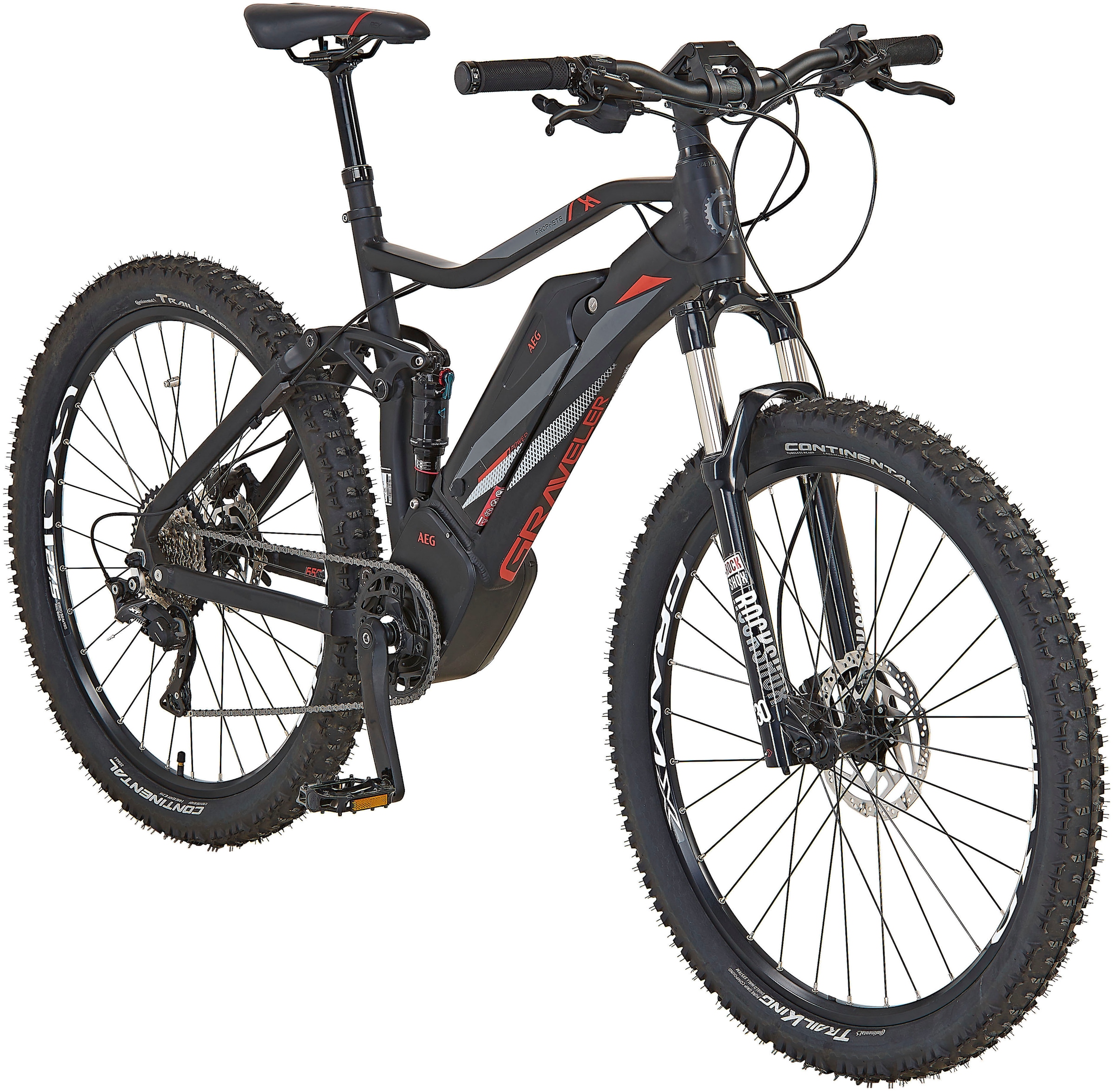 Prophete E-Bike »Graveler e9000«, 10 Gang, Shimano, Mittelmotor 250 W, Pedelec, Elektrofahrrad für Damen u. Herren, MTB