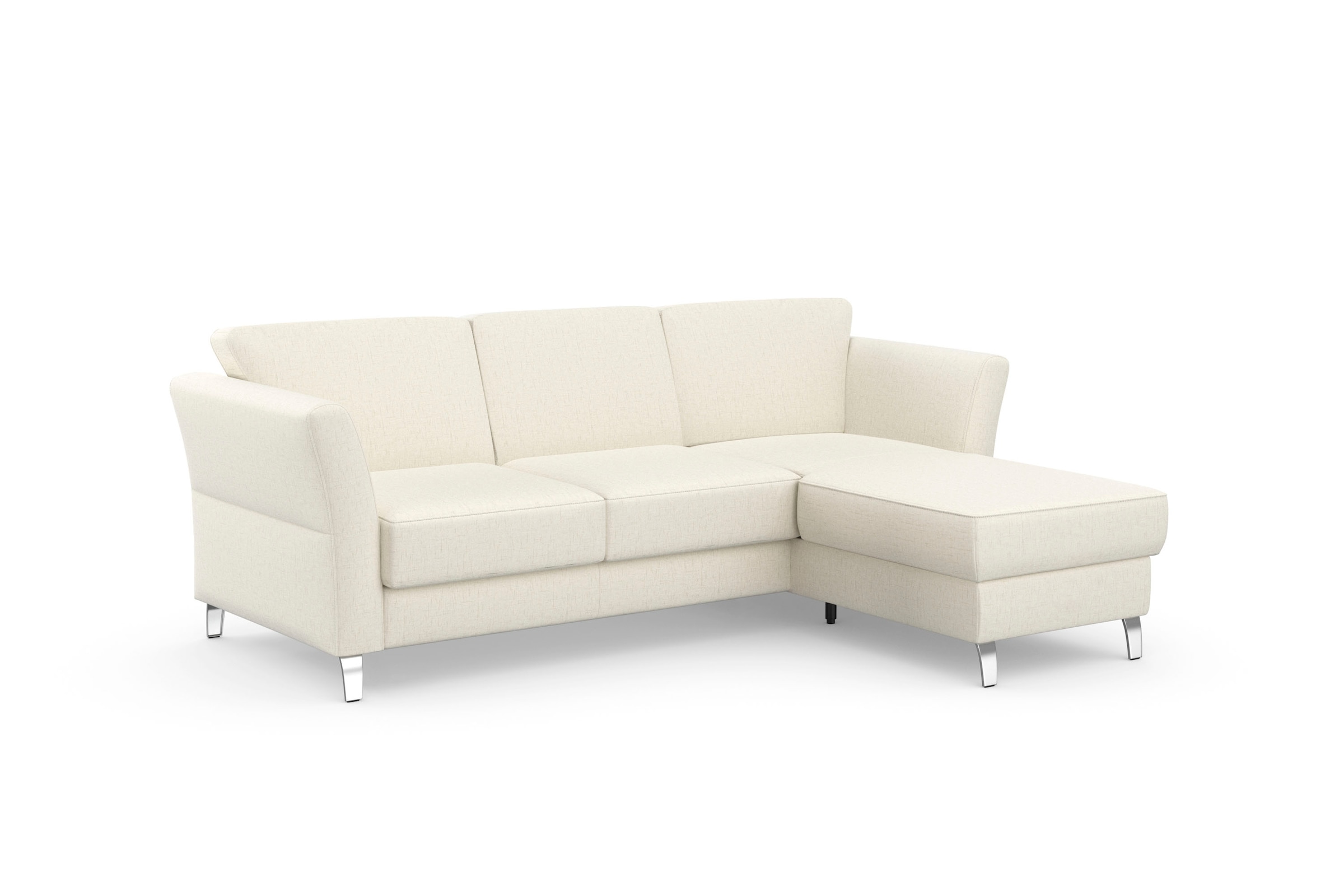 sit&more Ecksofa »Visby L-Form« wahlweise mit Bettfunktion und Bettkasten, frei im Raum stellbar