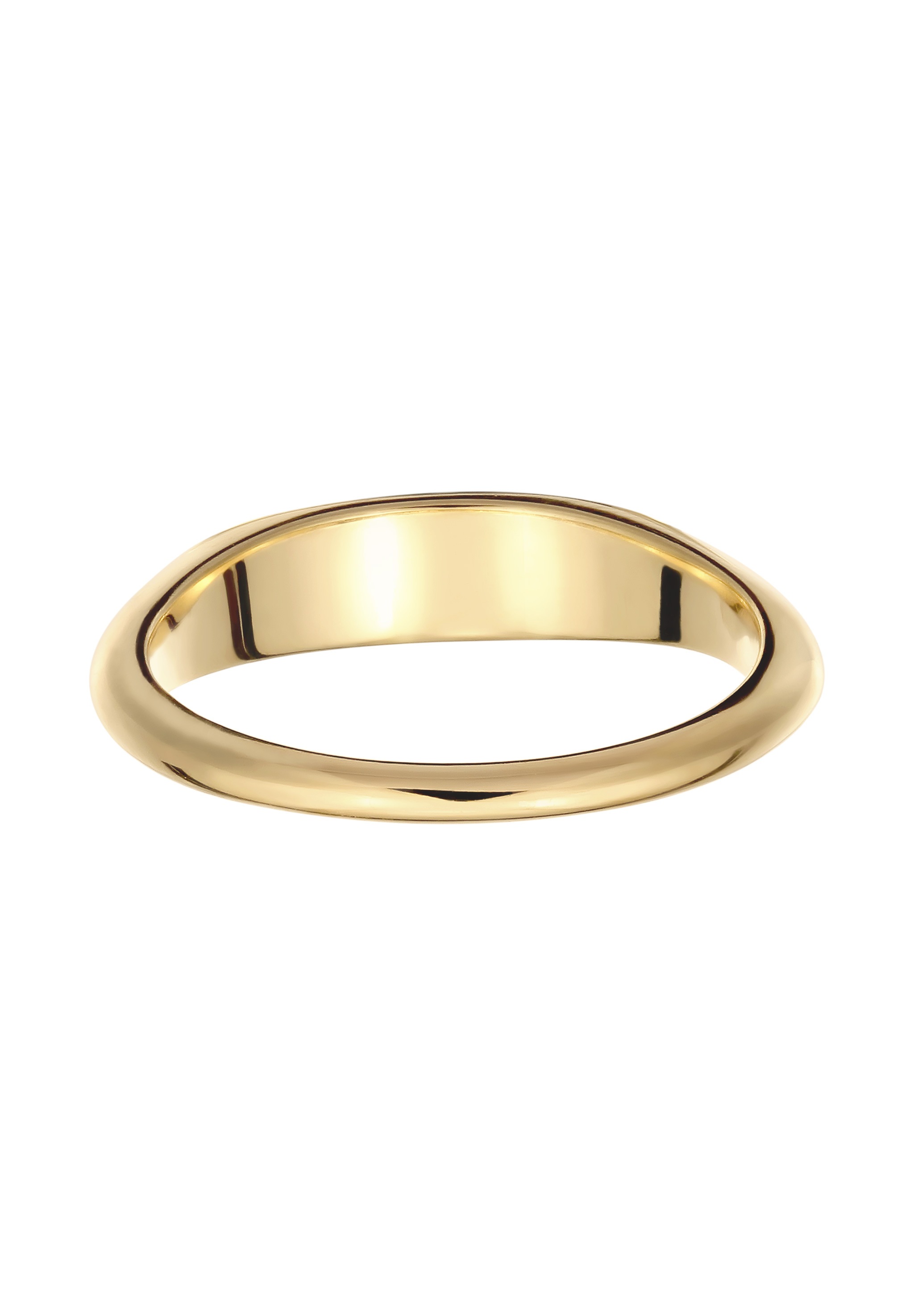 Elli Siegelring »Ring Siegelring Sonne 925 Sterling Silber vergoldet«