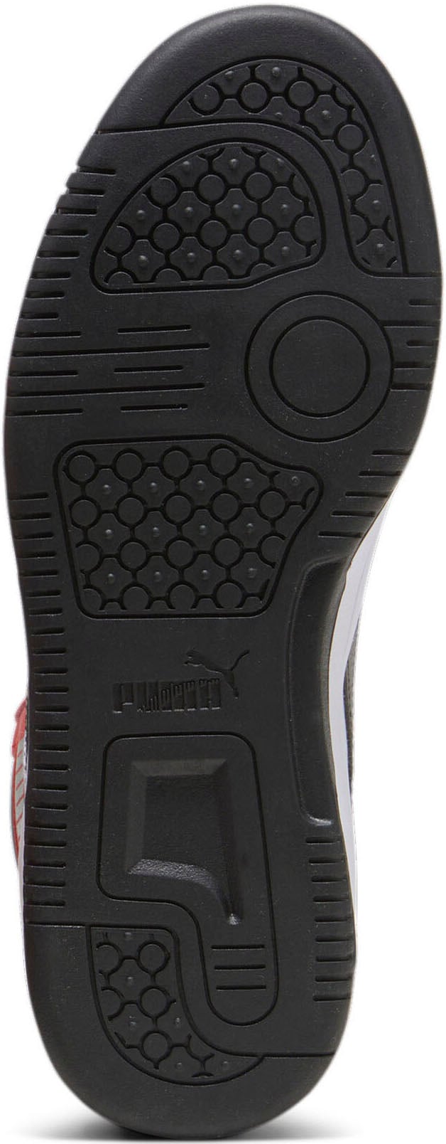 PUMA Sneaker »REBOUND V6 MID JR«  knöchelhoch, retro-inspiriertes Design, mit SOFTFOAM+ Dämpfung