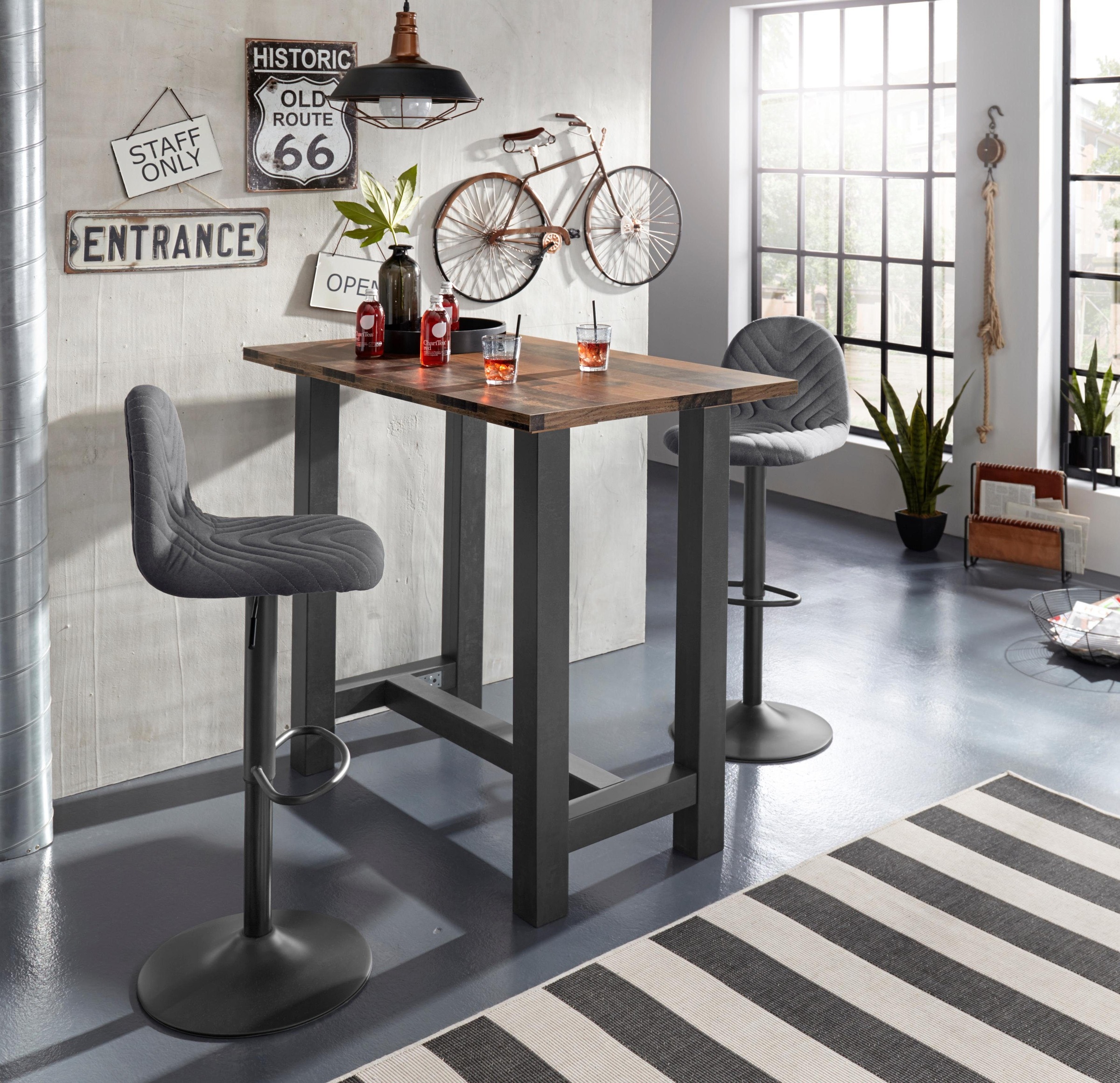 Homexperts Barhocker »Circus 2«, 2er-Set, drehbar mit Höhenverstellung