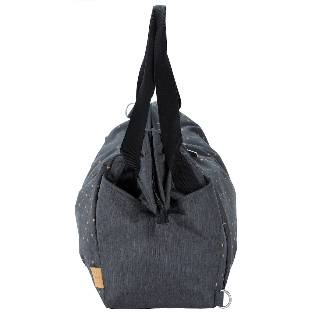 LÄSSIG Wickeltasche »Casual, Twin Bag Triangle, Dark Grey«