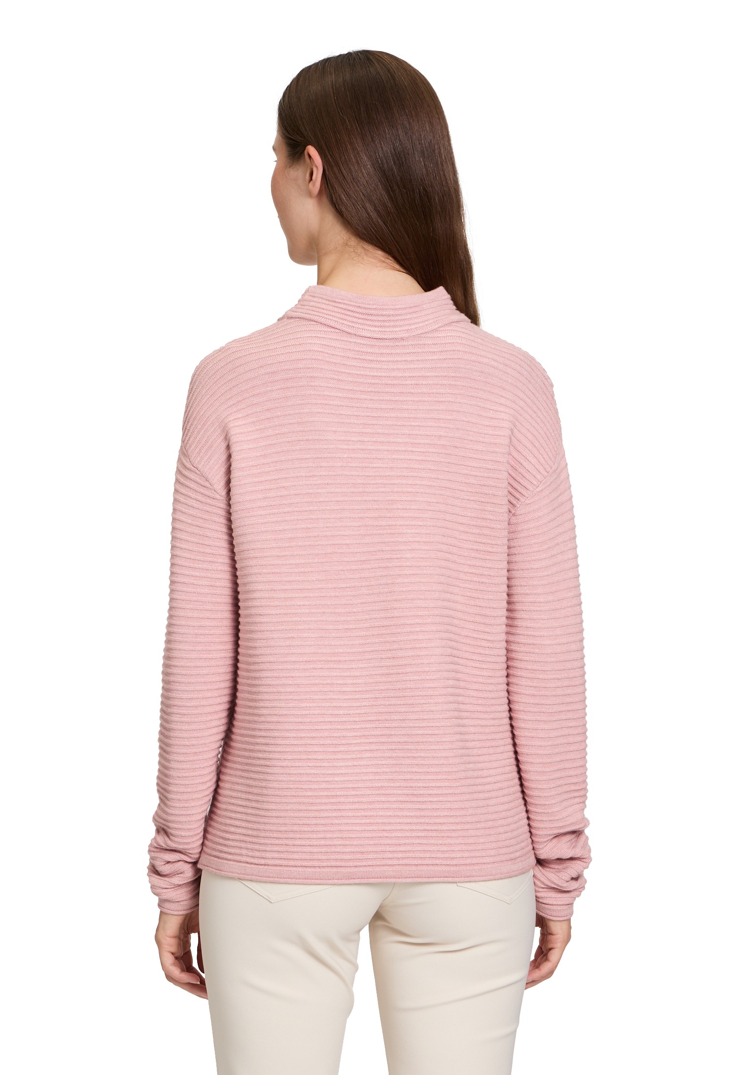 Betty Barclay Rundhalspullover »Basic-Strickpullover mit Rippenstruktur«