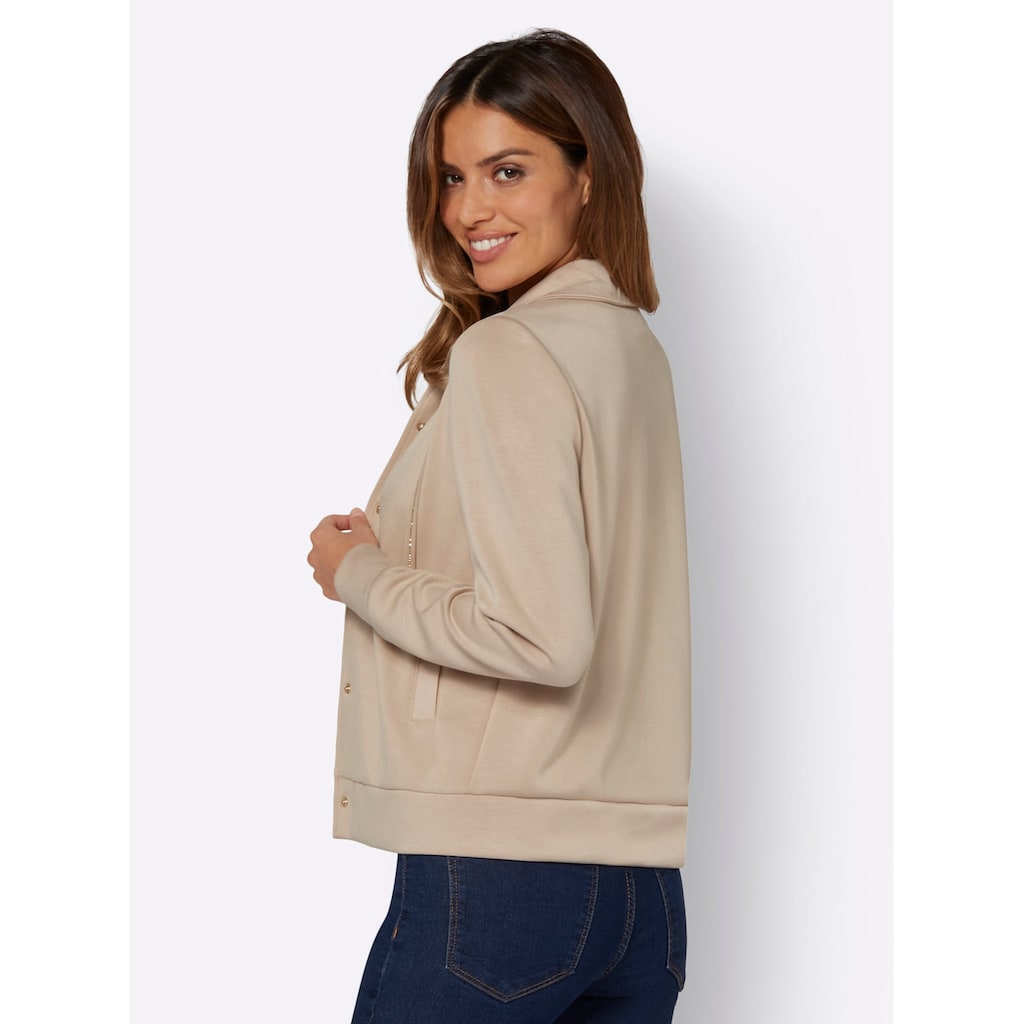 Inspirationen Shirtjacke »Sweatjacke«, (1 tlg.)