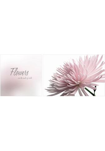 queence Leinwandbild »Flowers«, (Set), 2er-Set kaufen