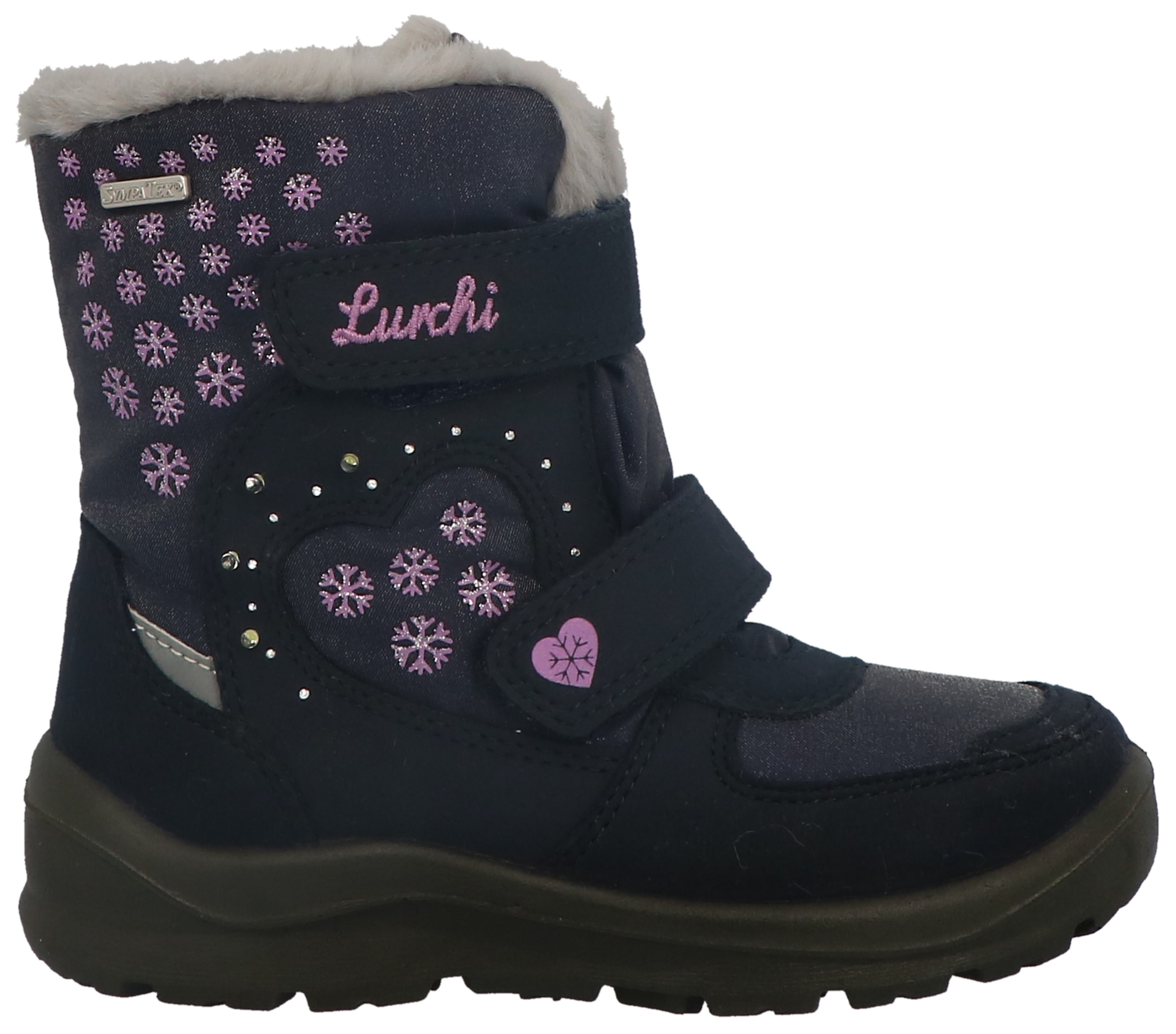 Lurchi Winterboots »Kimiko SYMPATEX«  Boots mit Schneeflocken Print, Größenschablone zum Download
