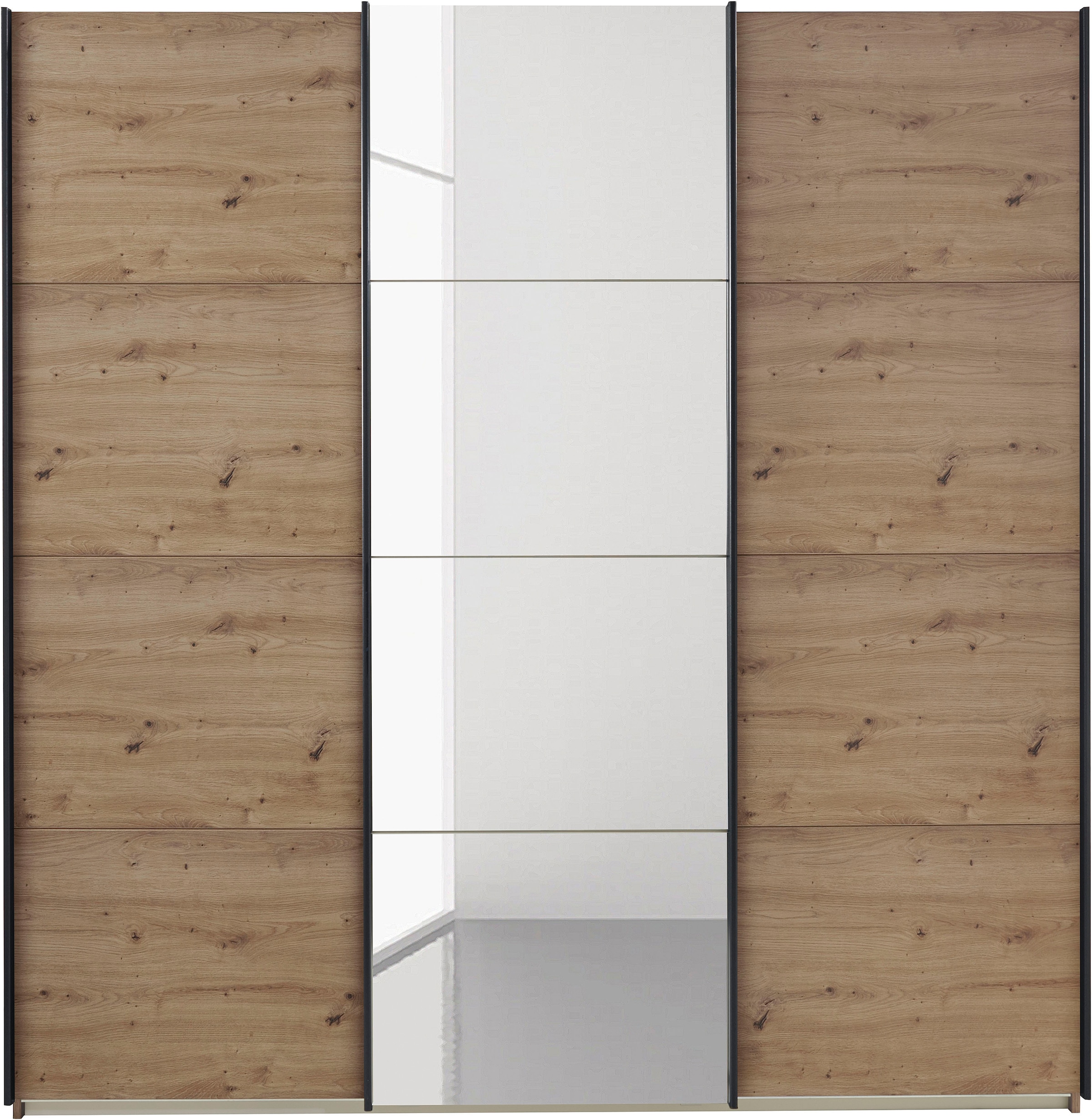 rauch Schwebetürenschrank »Kleiderschrank Schrank Garderobe TOPSELLER OTELI inkl. Inneneinteilung« Breiten 203/271/315/360 cm Höhen 210/229 cm,  mit 3 Innenschubladen sowie zusätzlichen Einlegeböden MADE IN GERMANY