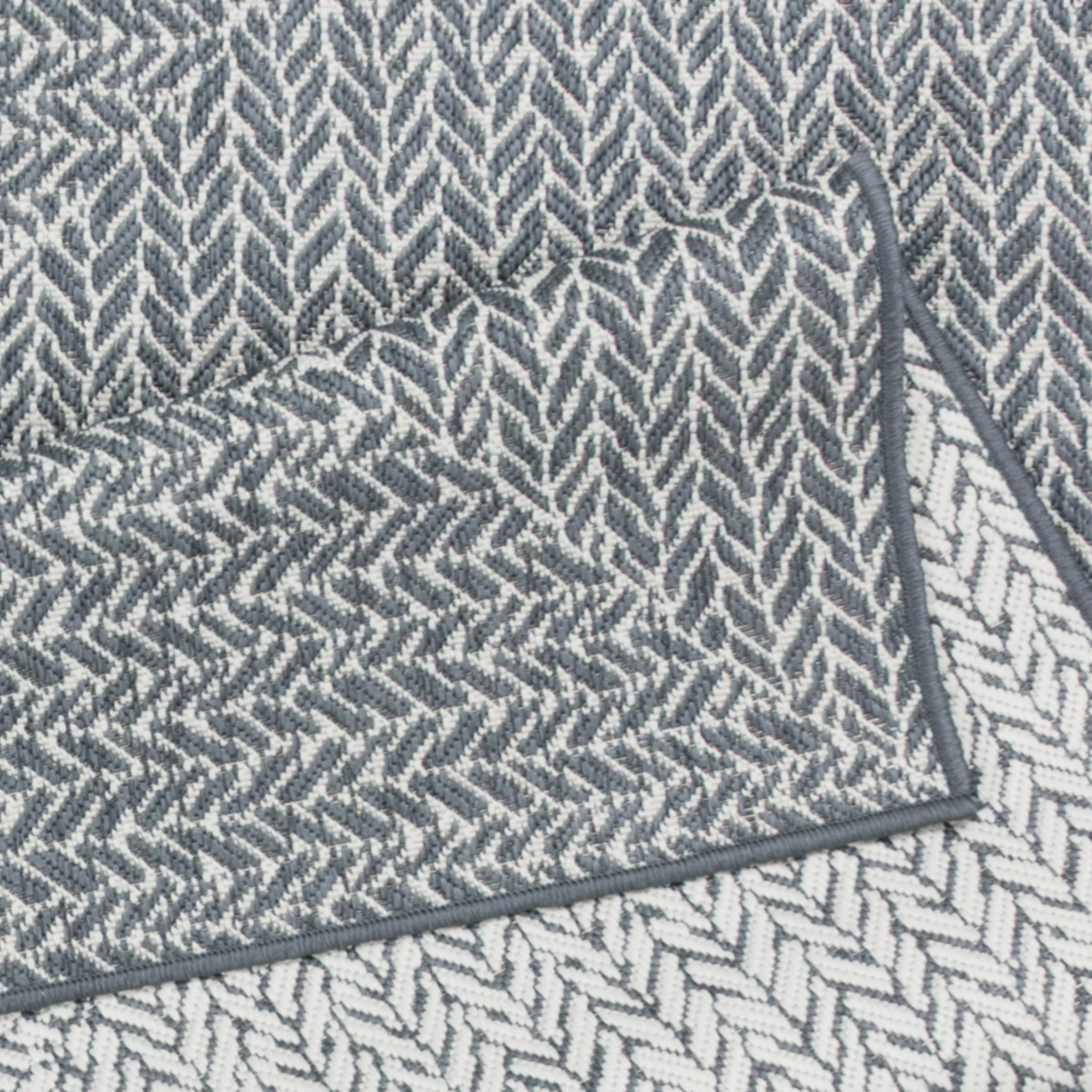 OTTO home Teppich »Matts in Strick-Optik auch für Balkon und Terrasse«, rechteckig, 5 mm Höhe, In- und Outdoor geeignet, Wetterfest & UV-beständig