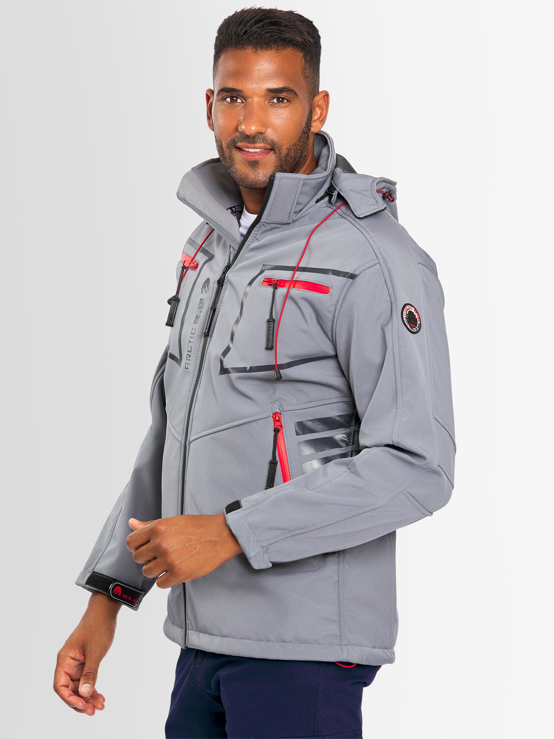 Arctic Seven Softshelljacke »Arctic Seven Herren Softshell Jacke AS088«