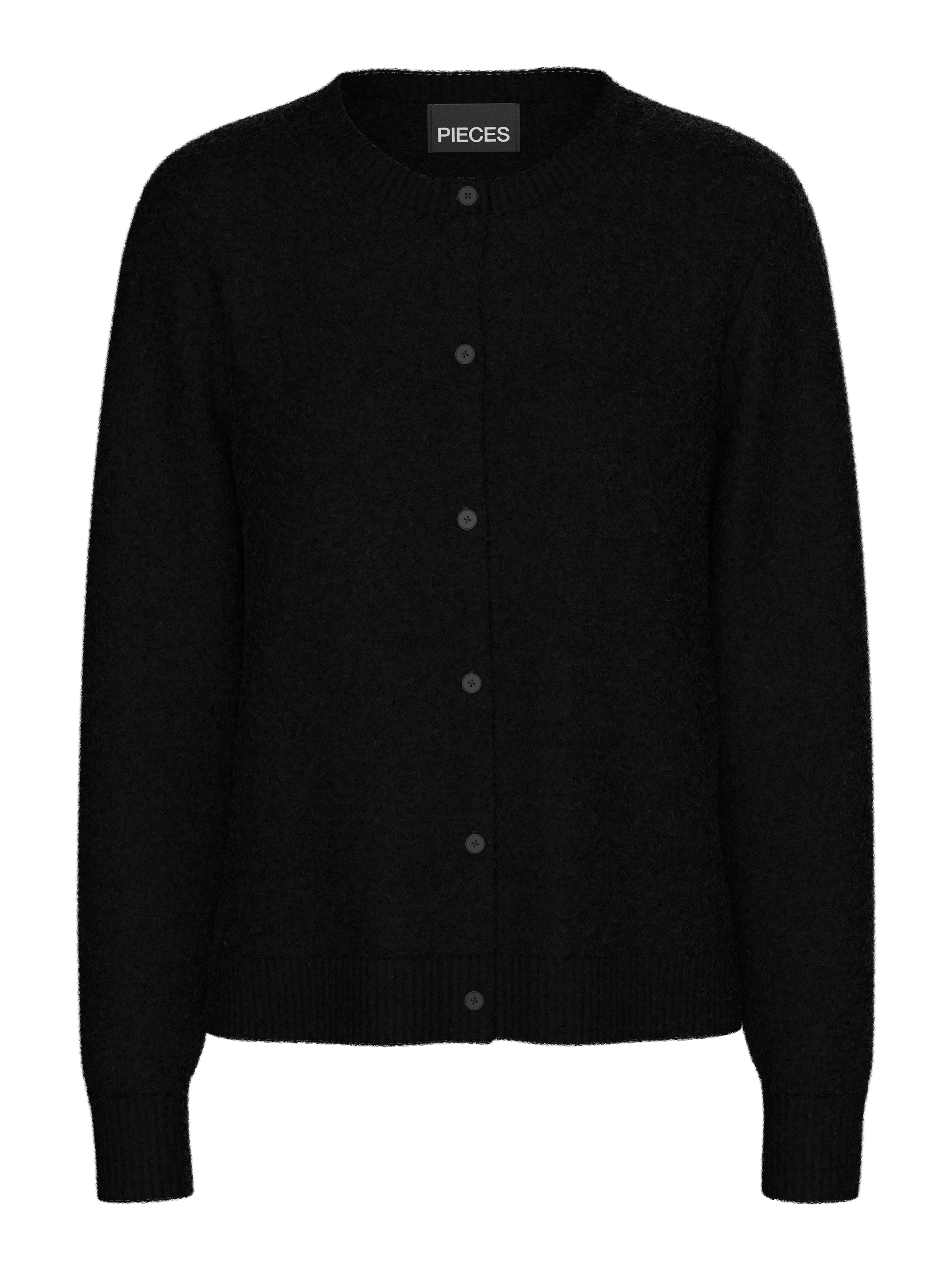 pieces Strickjacke »PCMALOU LS KNIT CARDIGAN NOOS BC« Materialmix, slim fit