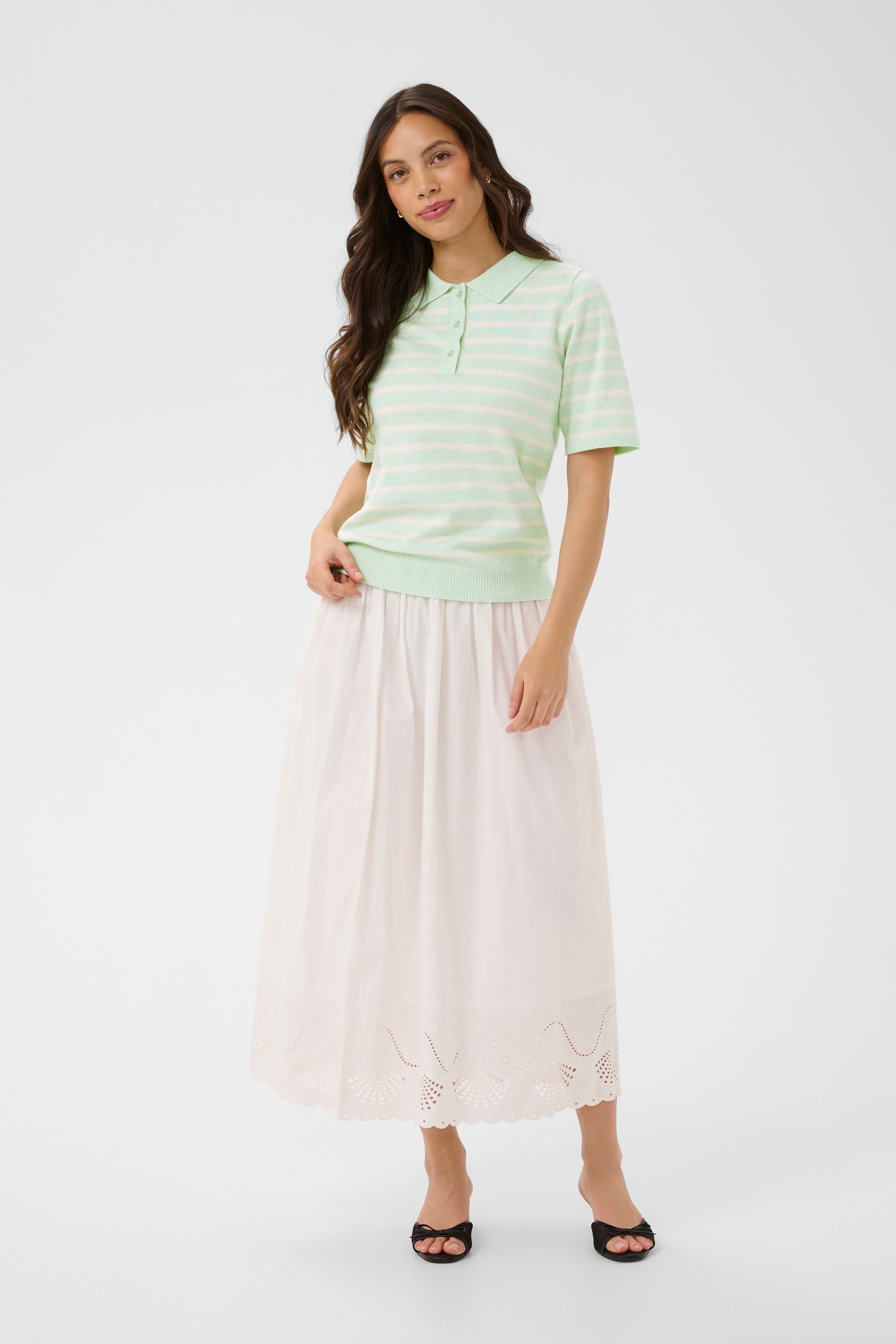 Saint Tropez Kurzarmbluse »Kurzarm-Bluse MilaSZ«