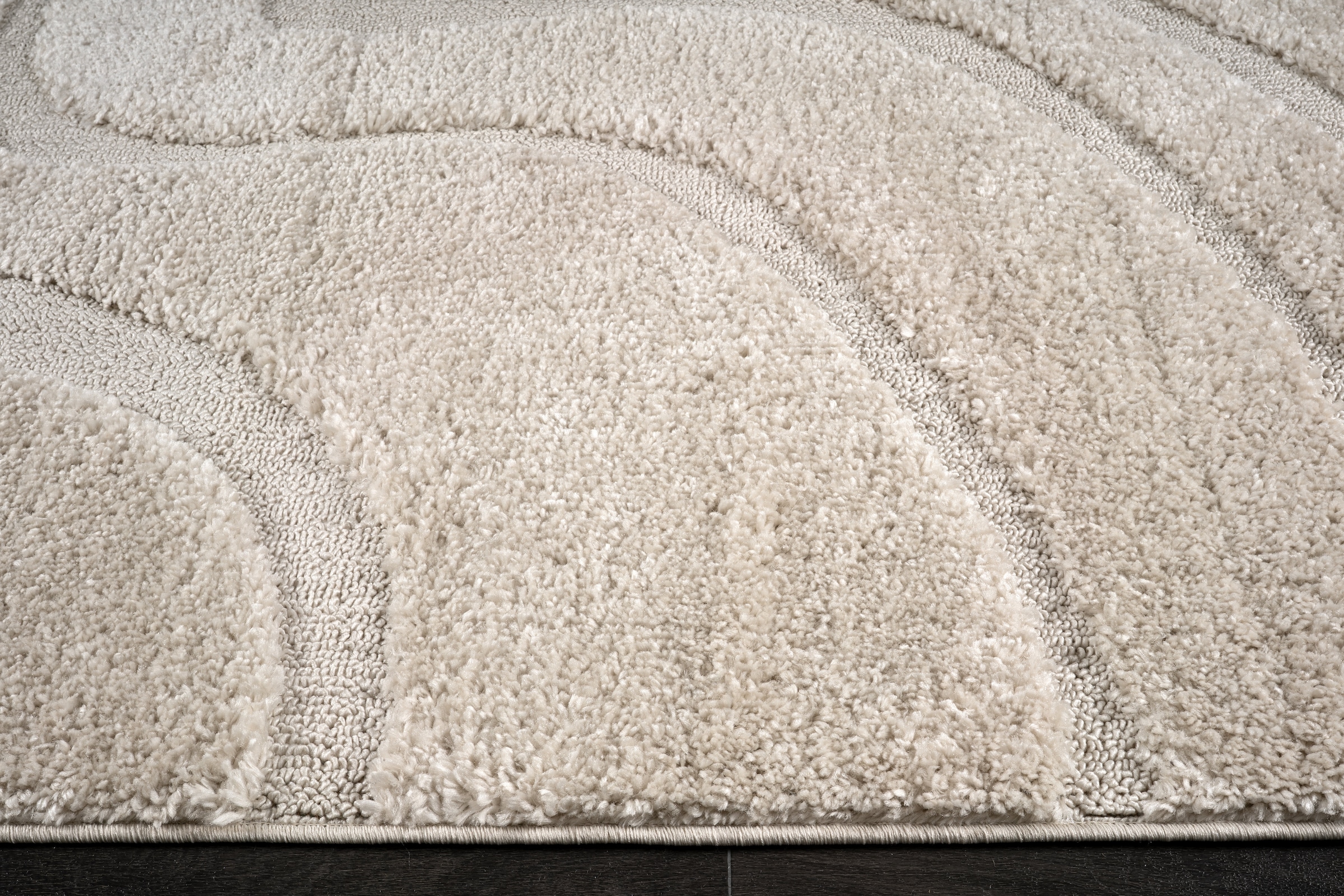 OTTO home Teppich »Flowa, Wellenmuster, Hoch-Tief« rechteckig 20 mm Höhe Modernes Design, 3D Optik, Designteppich, Wohnzimmer