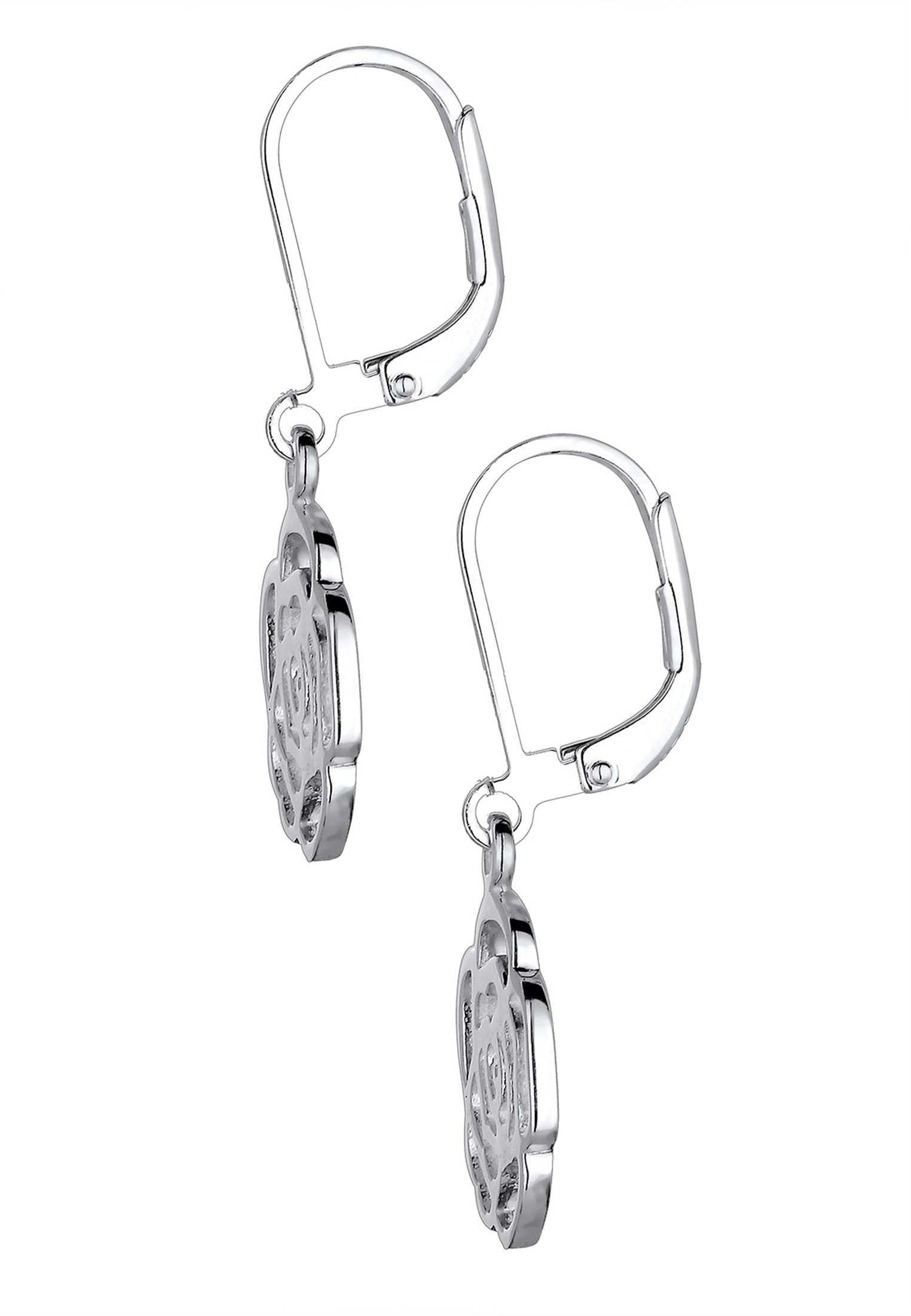 Elli Paar Ohrhänger »Ohrringe Ohrhänger mit Blume 925 Sterling Silber«