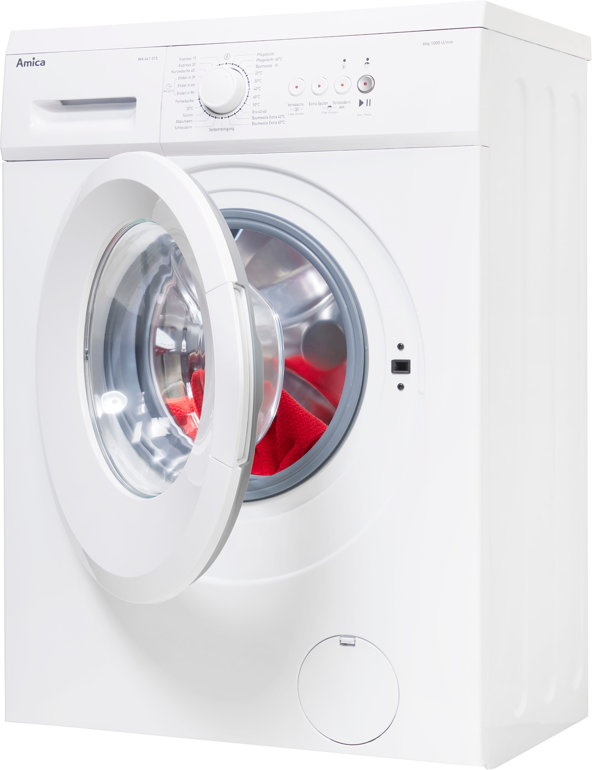 Amica Waschmaschine »WA 1000 3 Garantie W, kg, 6 015 mit 461 XXL Jahren 461 015«, U/min WA
