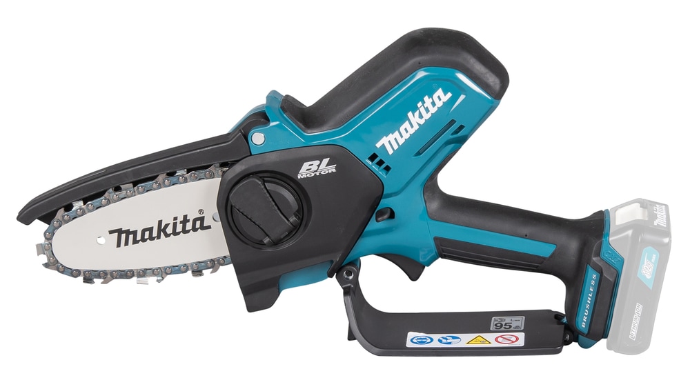 Makita Akku-Säge »»UC100DZ« 12V max., 10 cm, 8 m/s, ohne Akku und Ladegerät« zum Ausasten + für Korrekturschnitte, speziell für Park-und Baumpflege