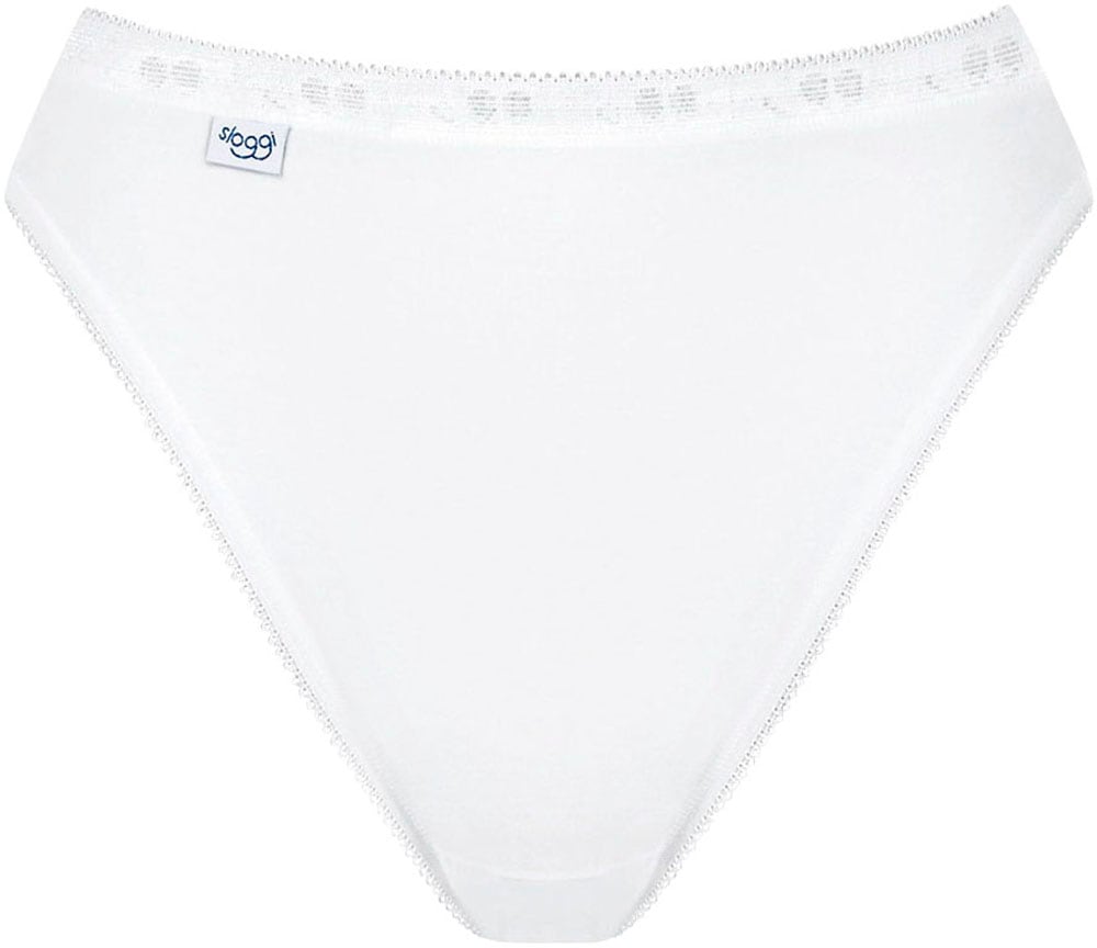 sloggi Tai-Slip »Basic+« 2er Pack,  perfekter Sitz, Baumwollmix, elastisch, weiche Nähte