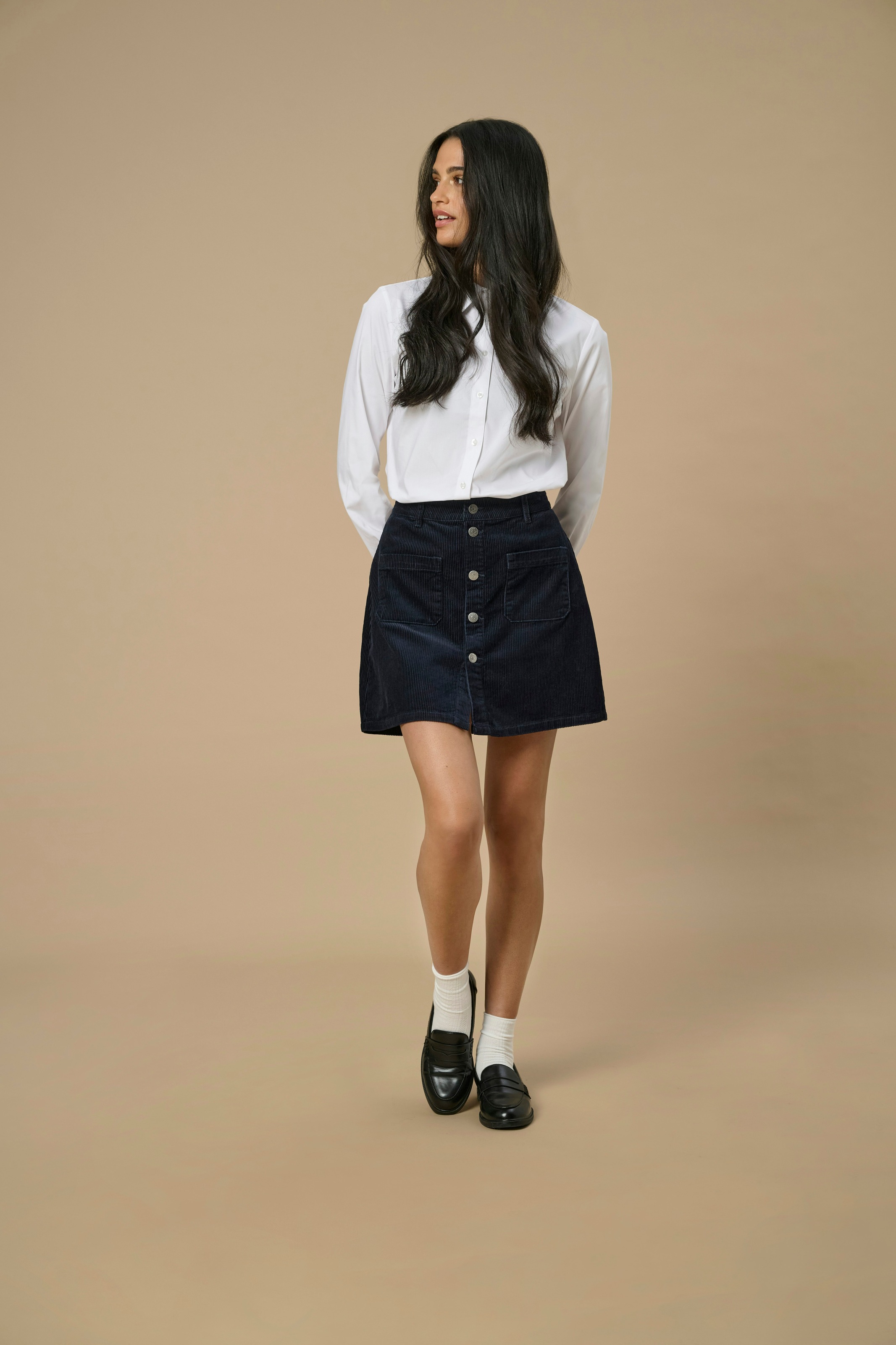 JDY Cordrock »JDYSHIRAZ CORDUROY SKIRT PNT DIA«