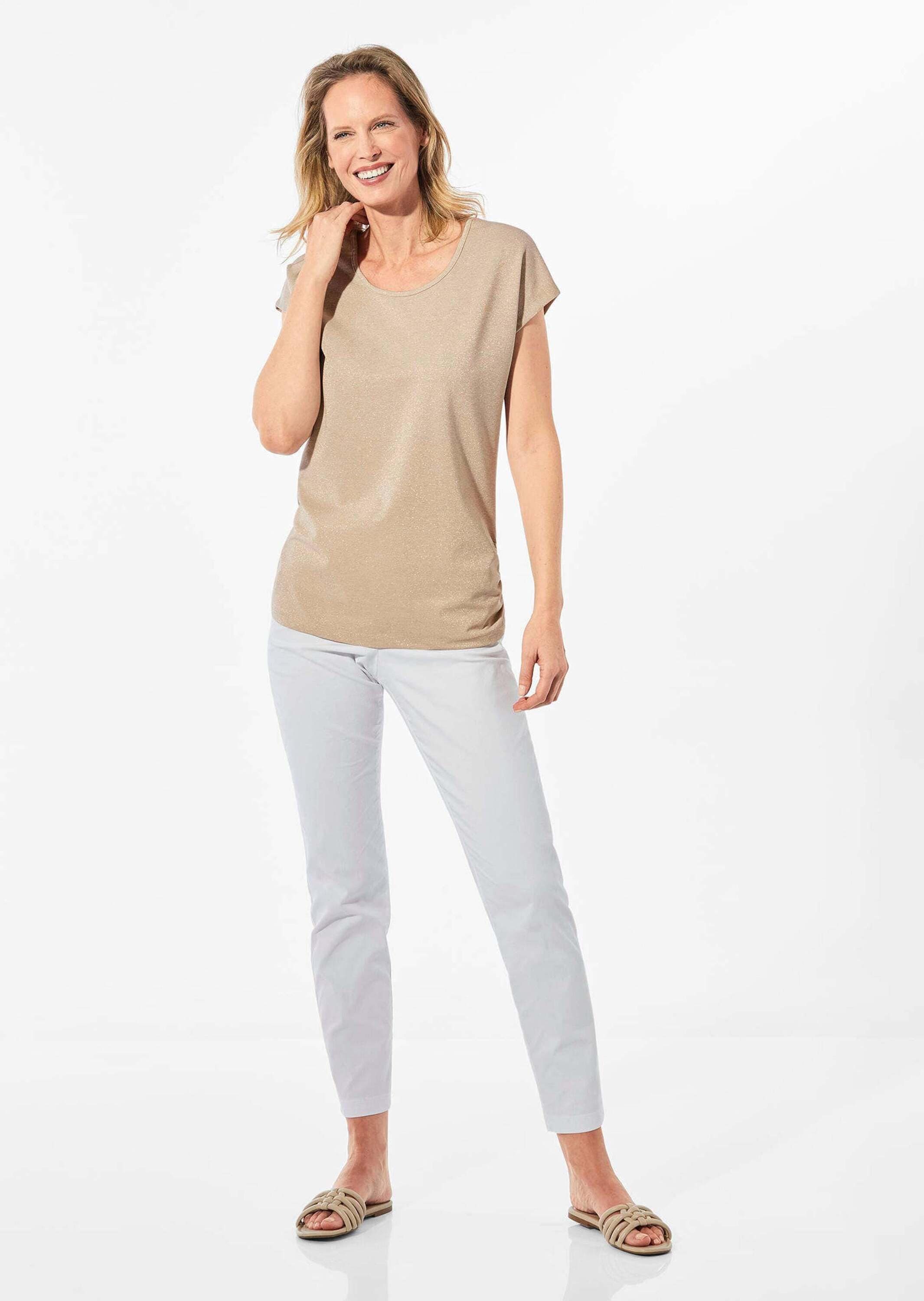 GOLDNER Trägertop »Kurzgröße Elegantes Viskoseshirt mit Rundhals« keine/nicht relevant