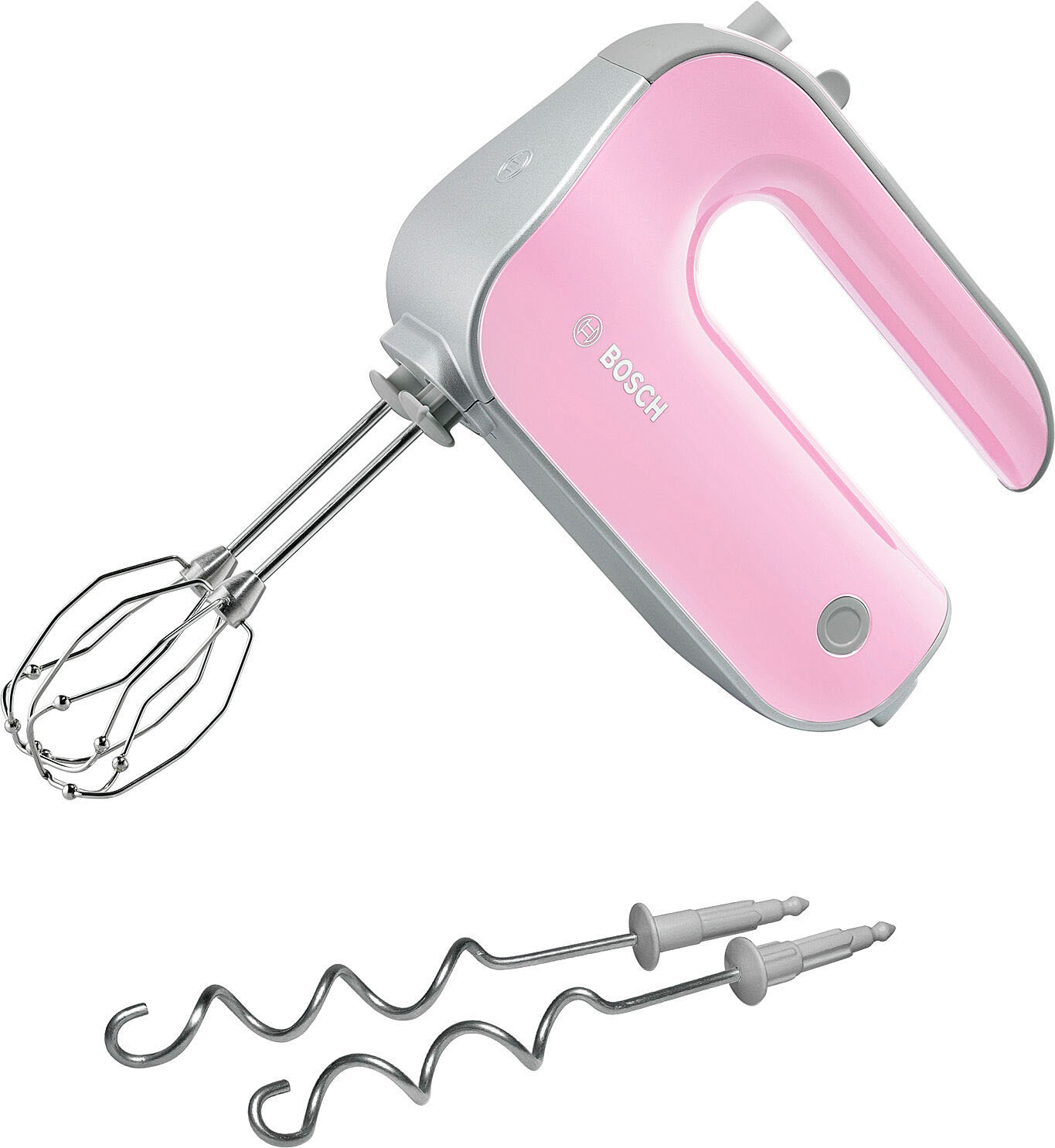 BOSCH Handmixer »Styline MFQ4030K, Edelst. Rührbesen/Knethaken, 5 Stufen, rosa«, 500 W, Turbostufe, leichtes Gehäuse, Made in Europe