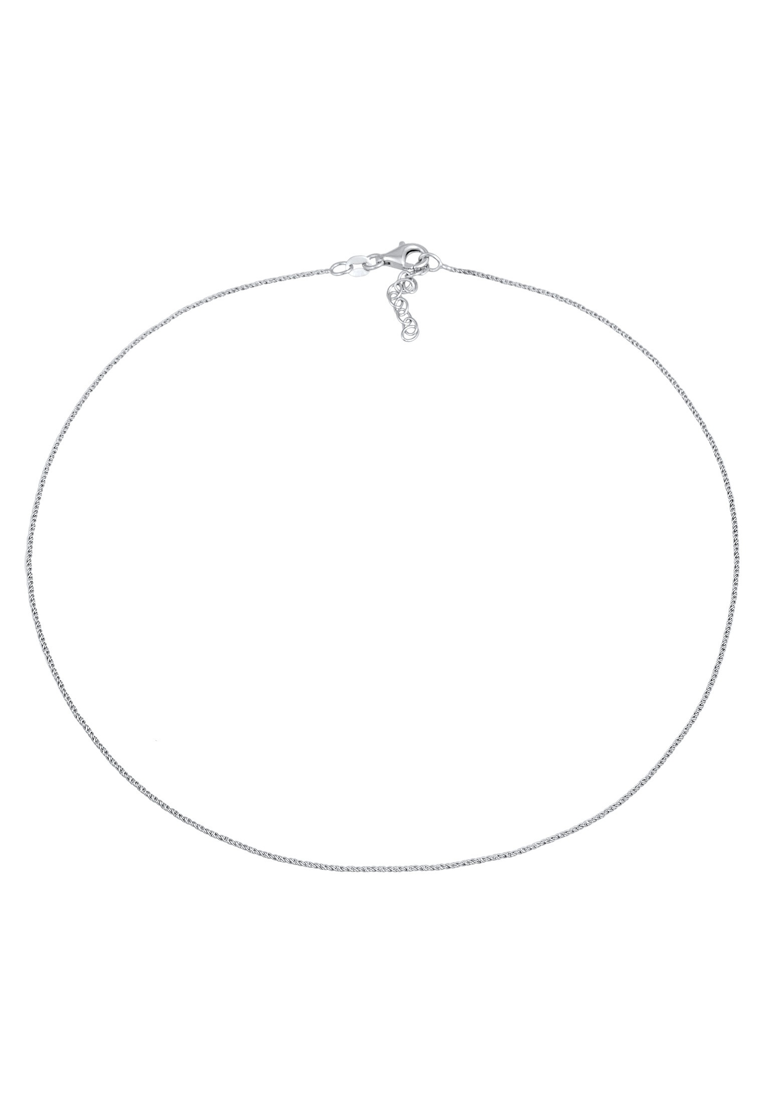 Elli Choker »Halskette Choker Kordelkette Gedreht Fein 925 Silber«