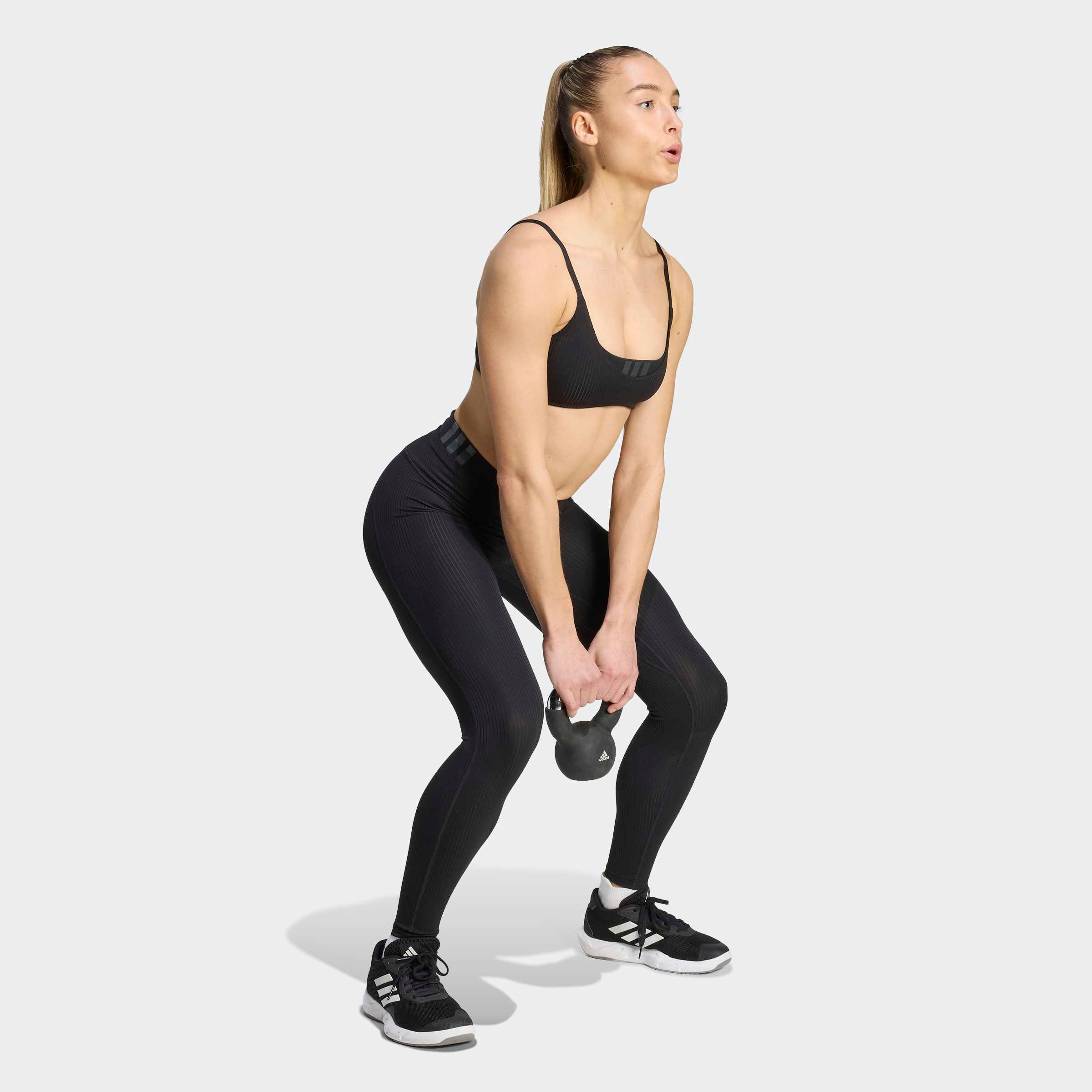 adidas Performance Sport-BH »ALL ME SPORT-BH, LEICHTER HALT, GERIPPT« ohne Bügel, für Fitness und Yoga