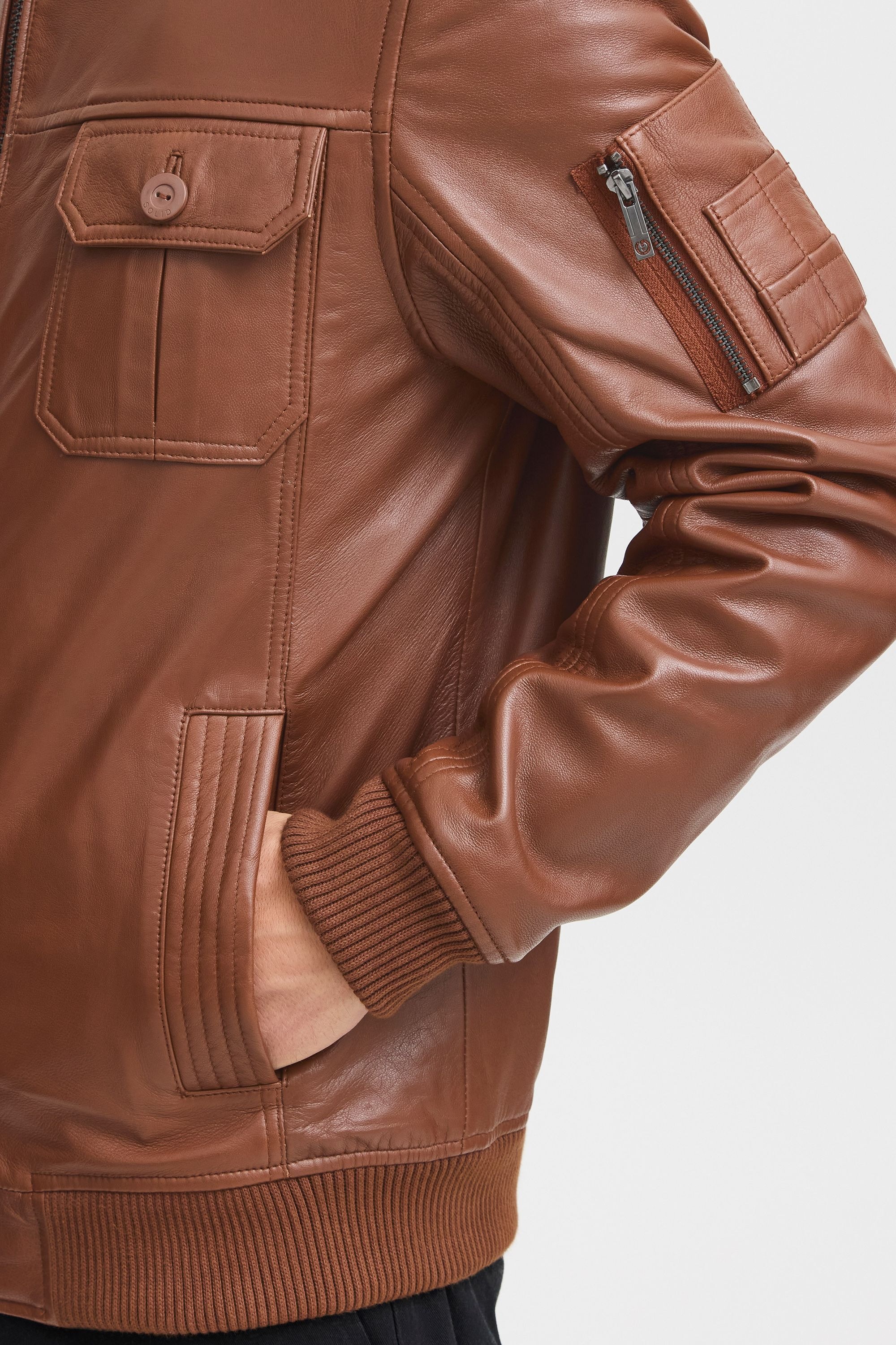 !Solid Lederjacke »Lederjacke SDFamash«