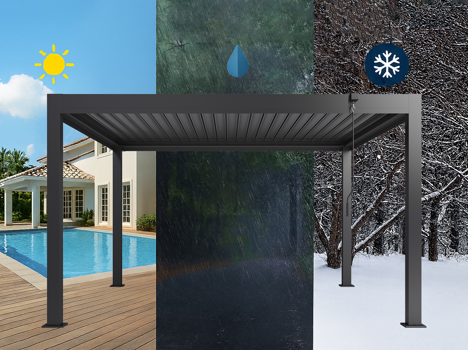 KONIFERA Pavillon »Premium Pergola«