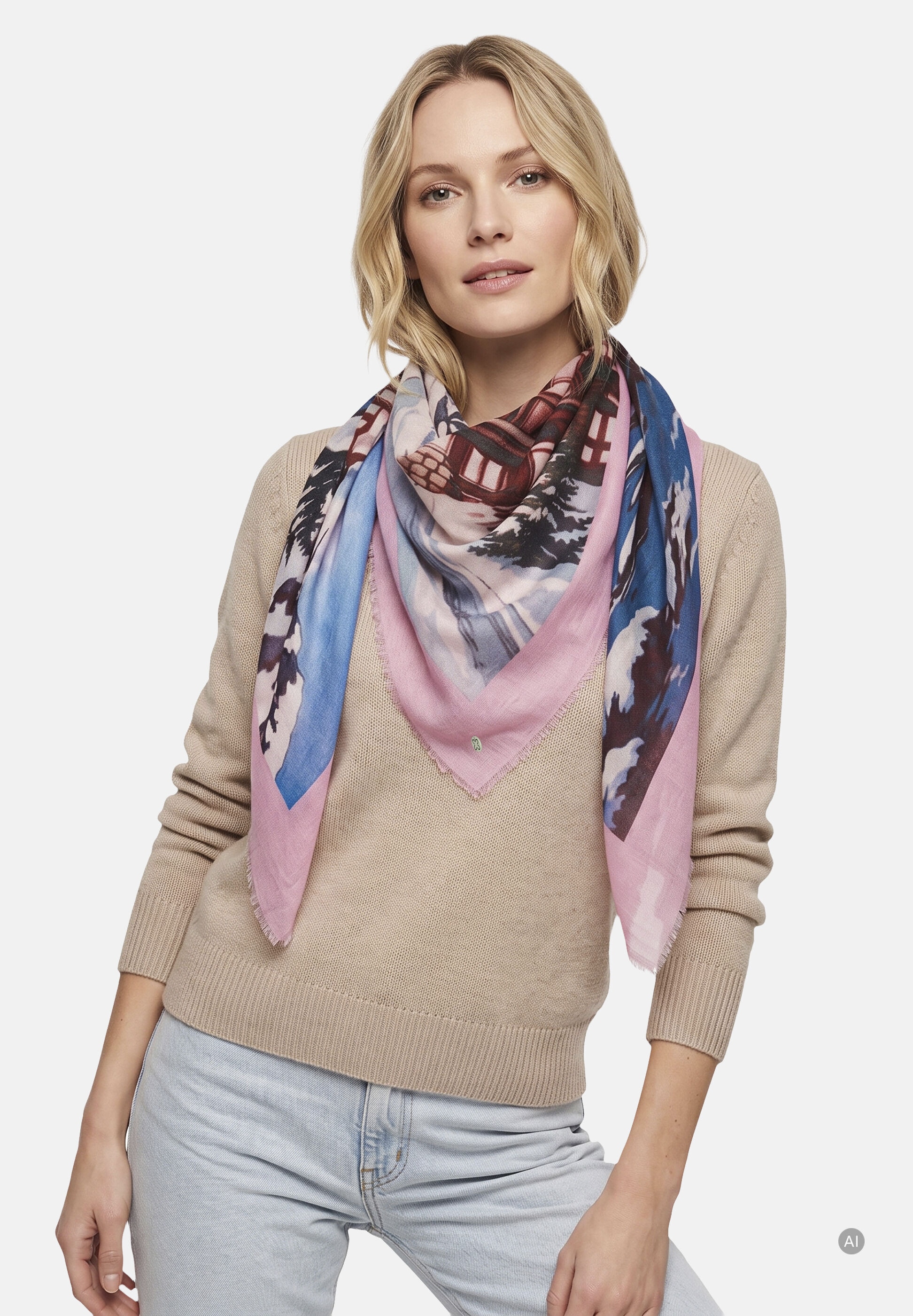 Codello Modetuch »Codello Tuch« mit Bergdorf-Motiv