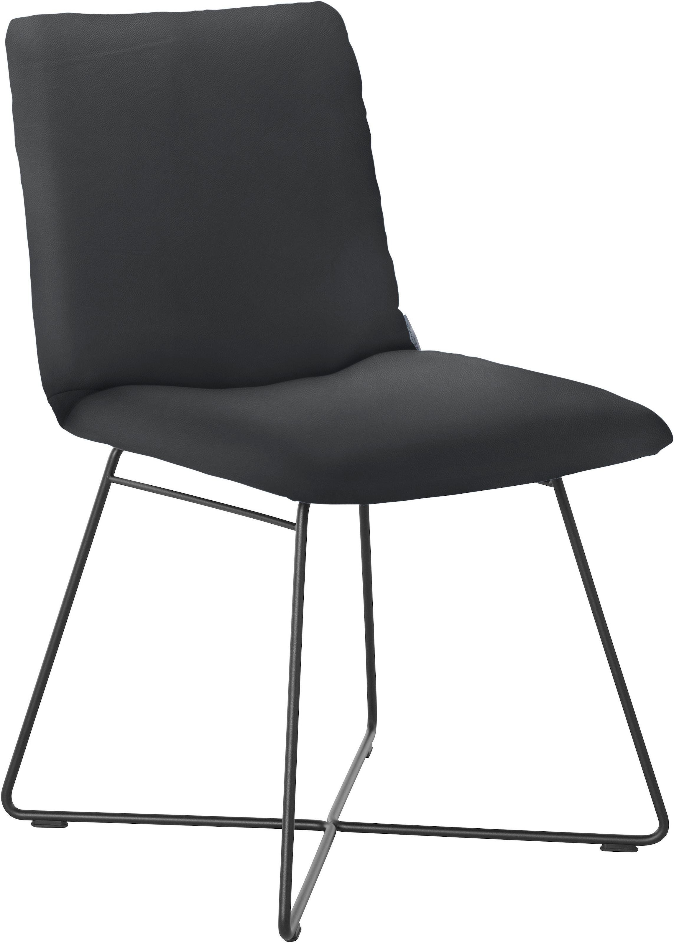 W.SCHILLIG Polsterstuhl »jakob« () mit Drahtrohrgestell in Schwarz pulverbeschichtet