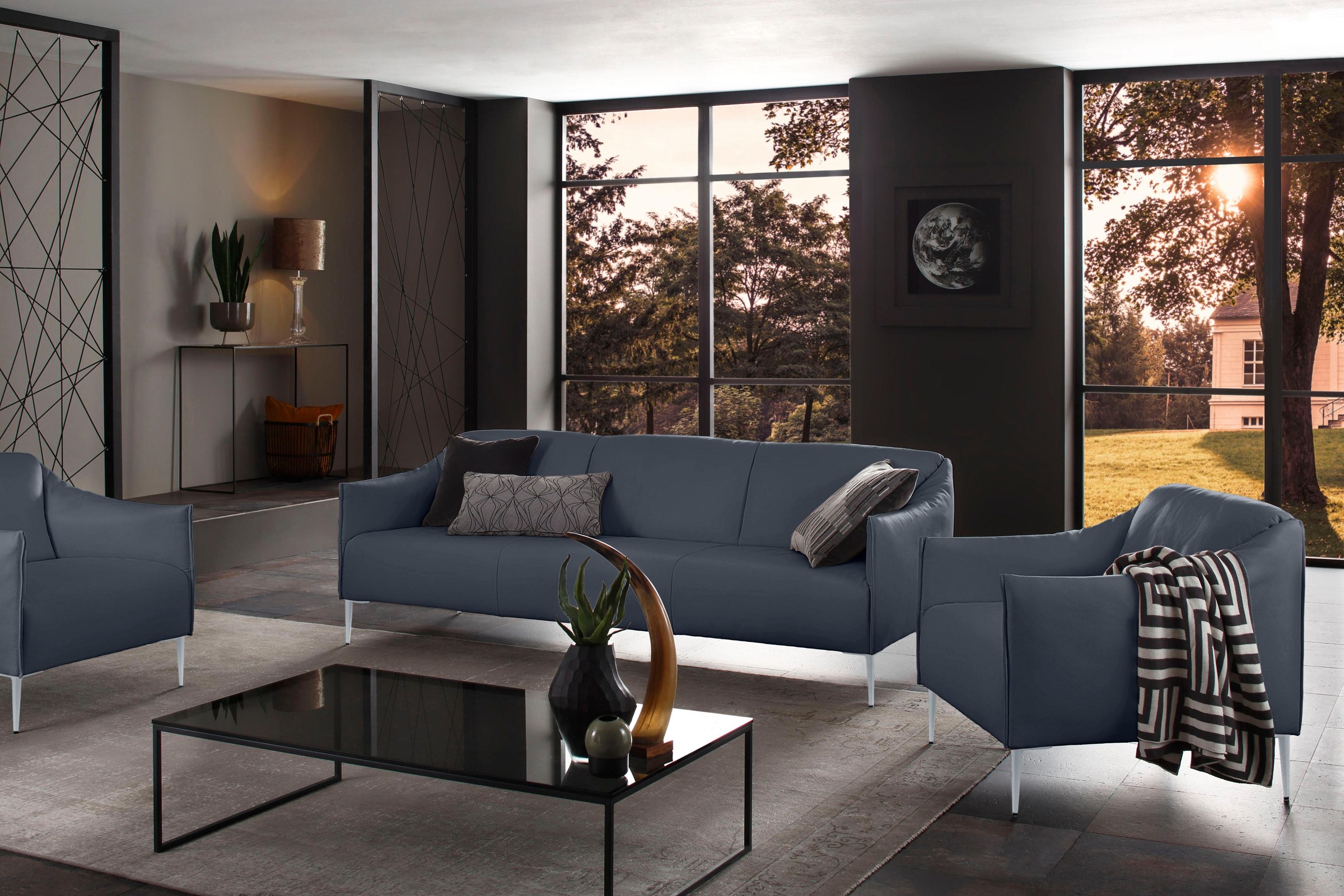 W.SCHILLIG Cocktailsessel »sally« mit Metallfüßen in Silber matt