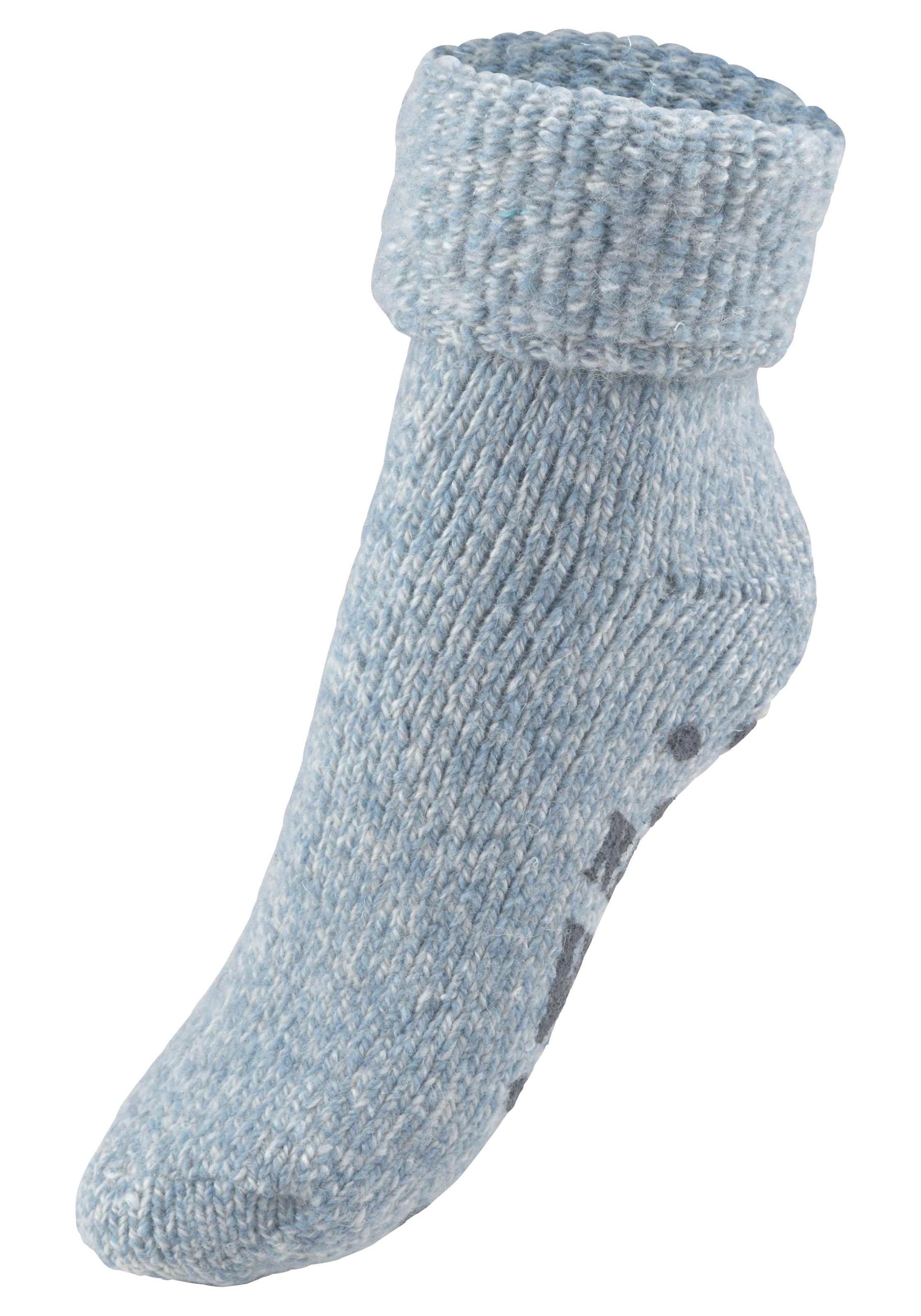 Lavana ABS-Socken, ♕ Paar), rutschfester aus mit Strick (1 Sohle bei