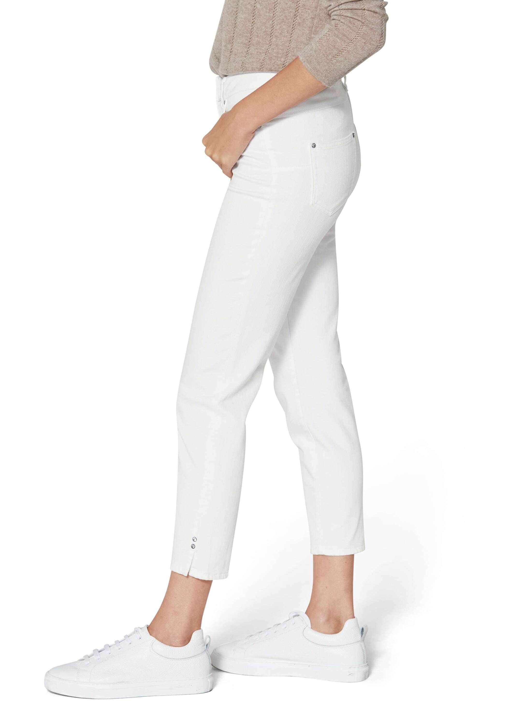 MADELEINE Regular-fit-Jeans »7/8 Jeans Schlanke 7/8-Jeans mit Strass-Dekoration«